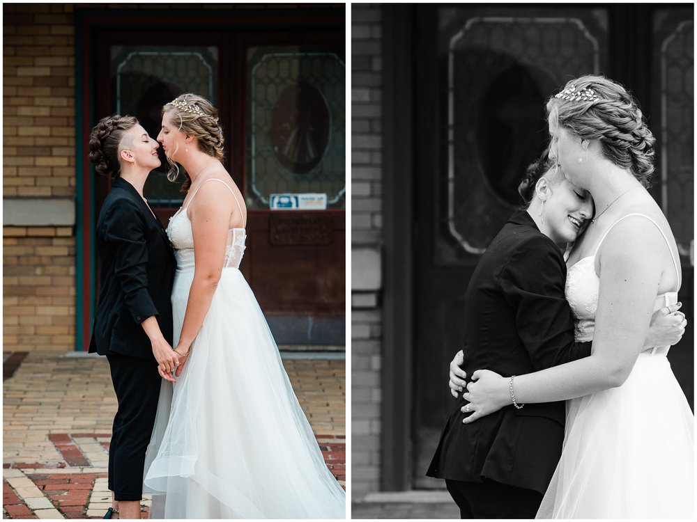 Brides, LGBTQIA+ wedding, Photography Mariah Fisher.jpg