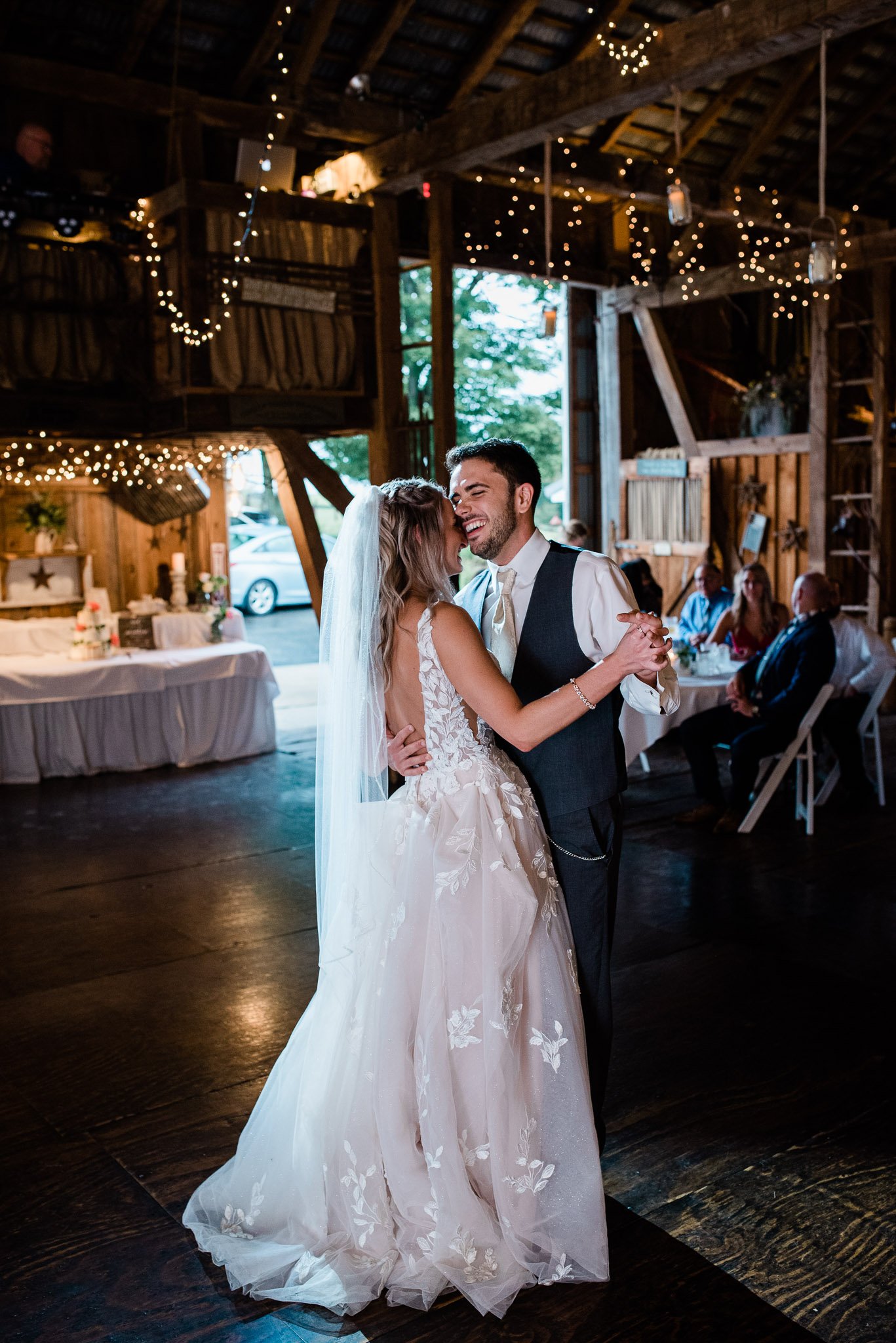 Hayloft of PA wedding photography, first dance, Mariah Fisher, Pittsburgh Photographer-.jpg