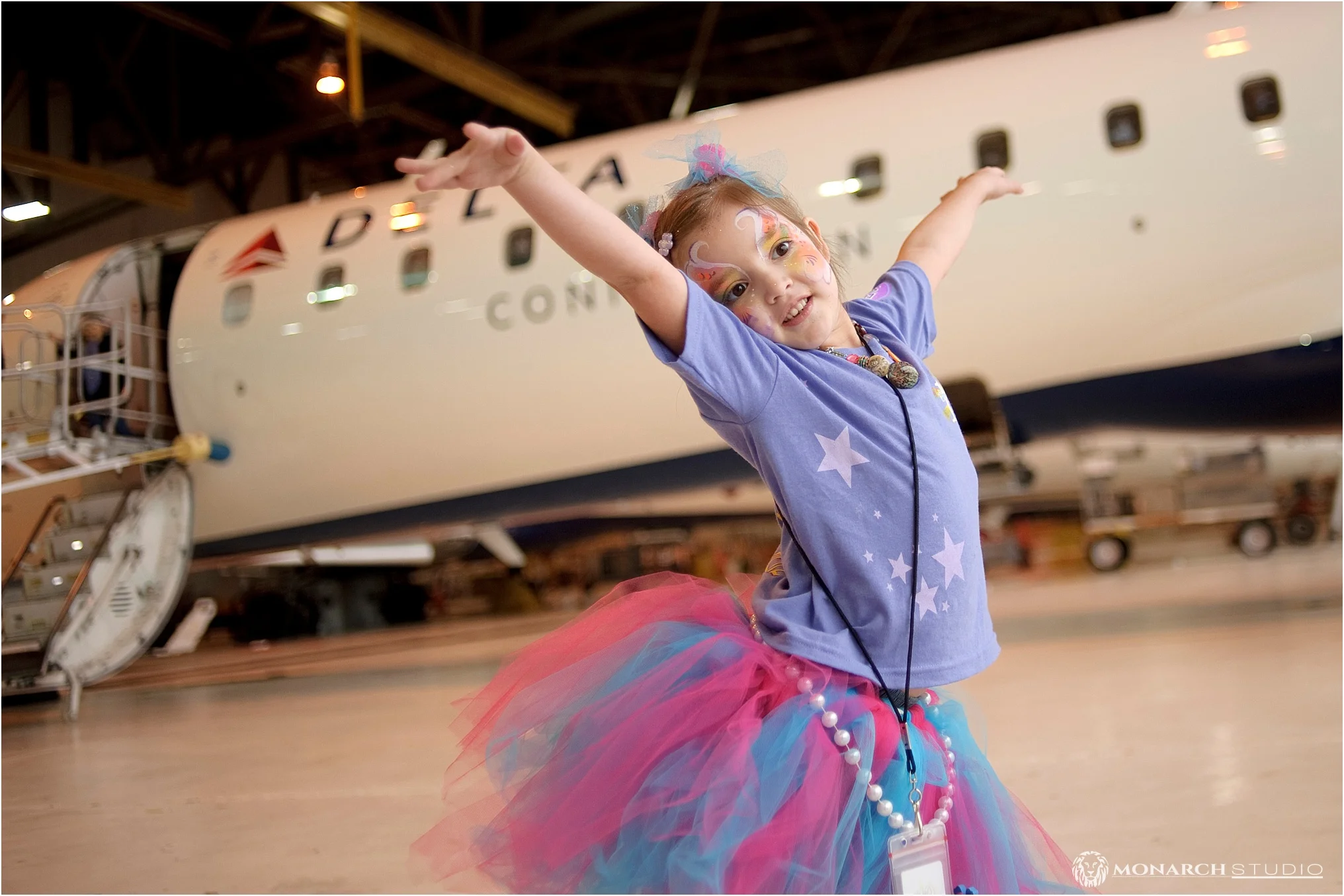 Breanna was ready to take off for Bert's Big adventure 2012
