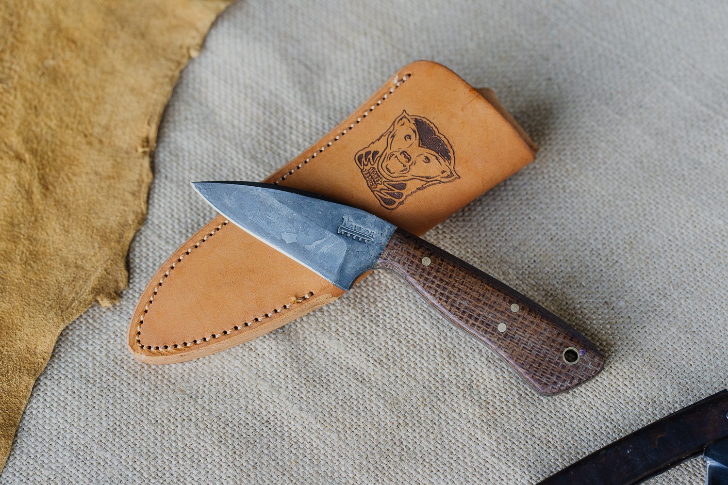 Preparing your strop leather - Honey Badger Knives