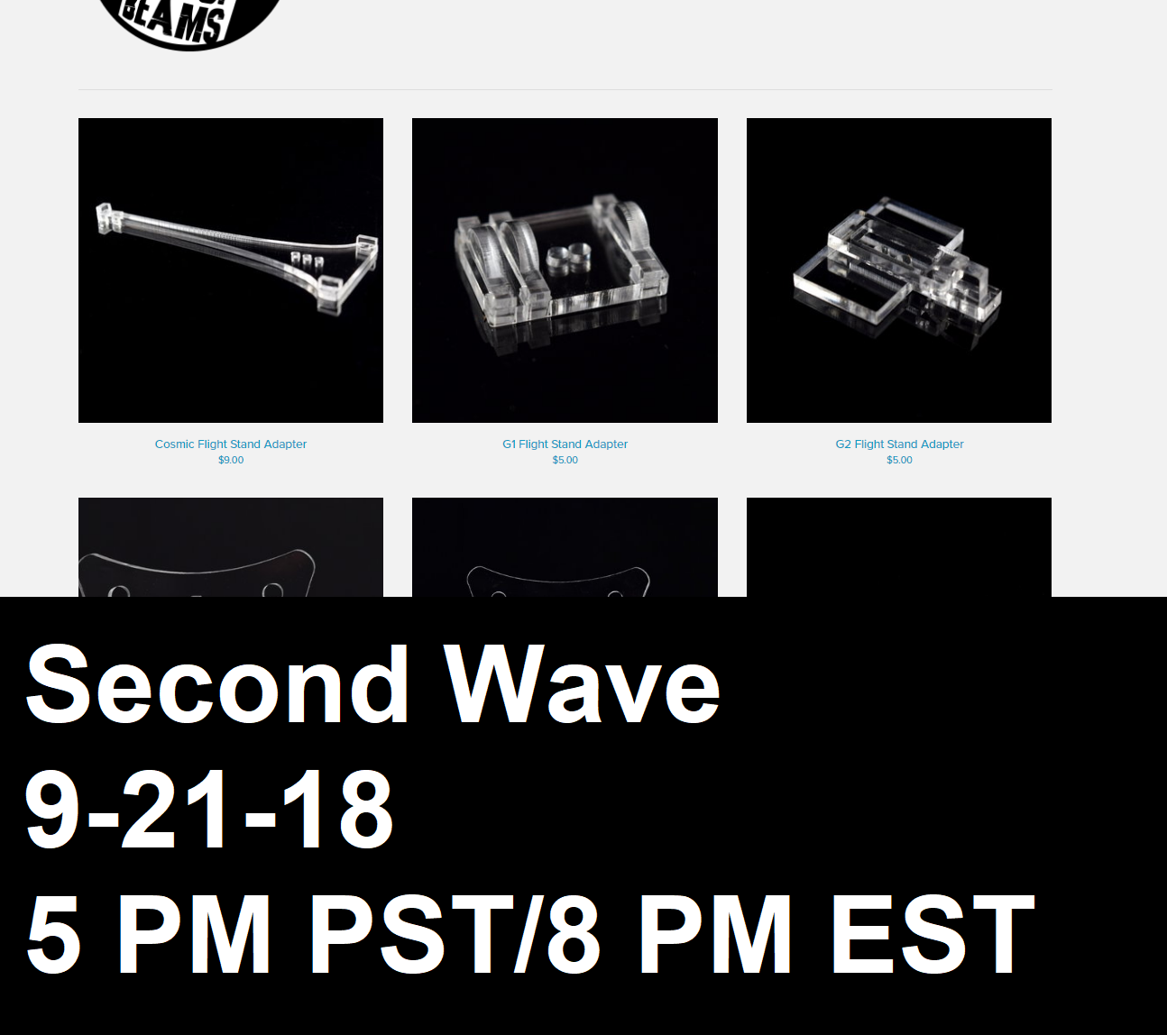 Flight Stand Adapter Second Wave Sale Sept 21 5pm Pst 8pm Est Can Of Beams