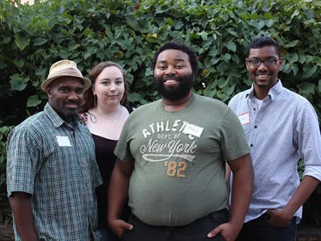 Tari Walker, Cierra McMurtry, Mario Brooks, and Benjamin Banks