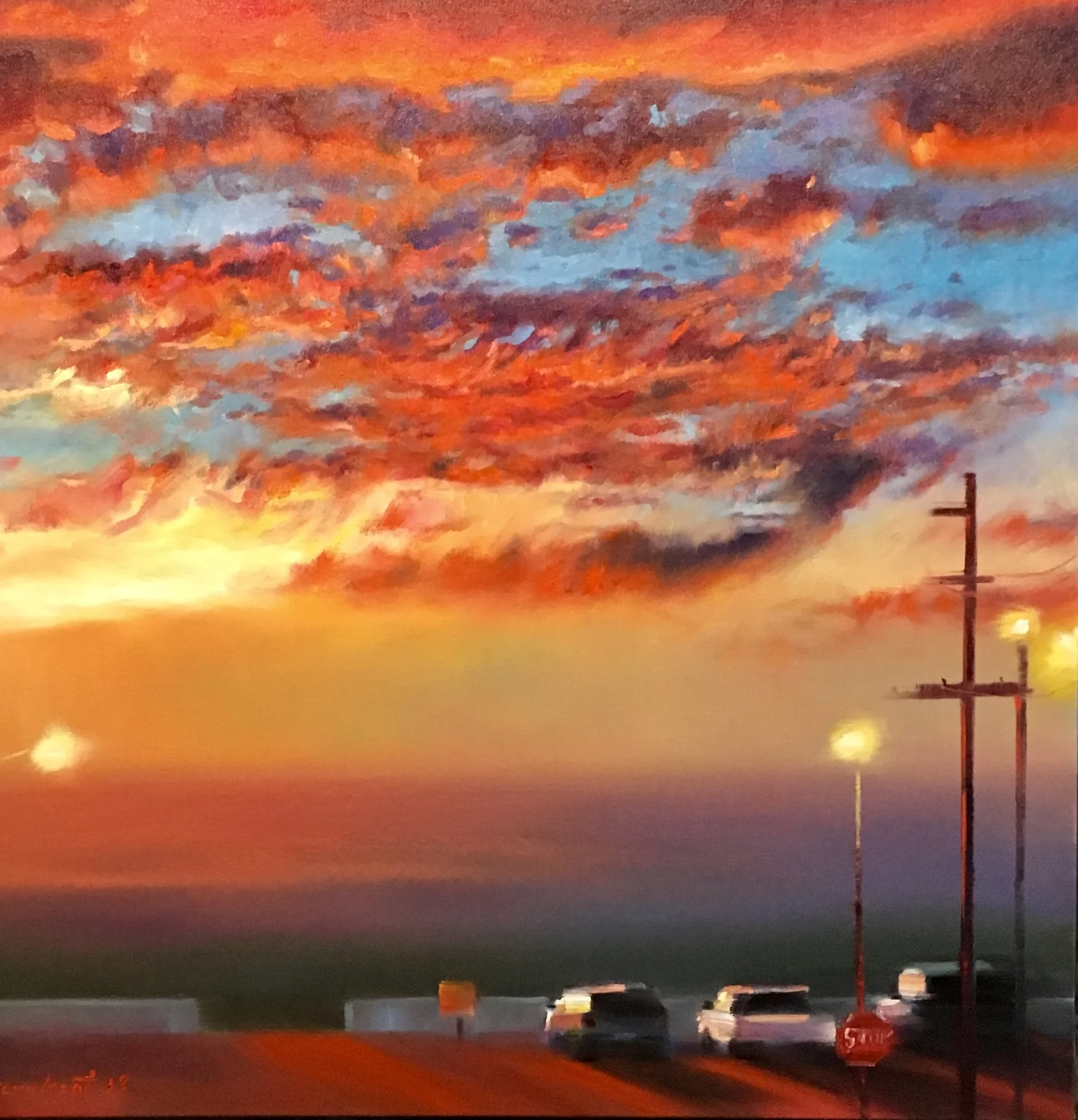 AWESOME SKY OCEAN BEACH/SOLD