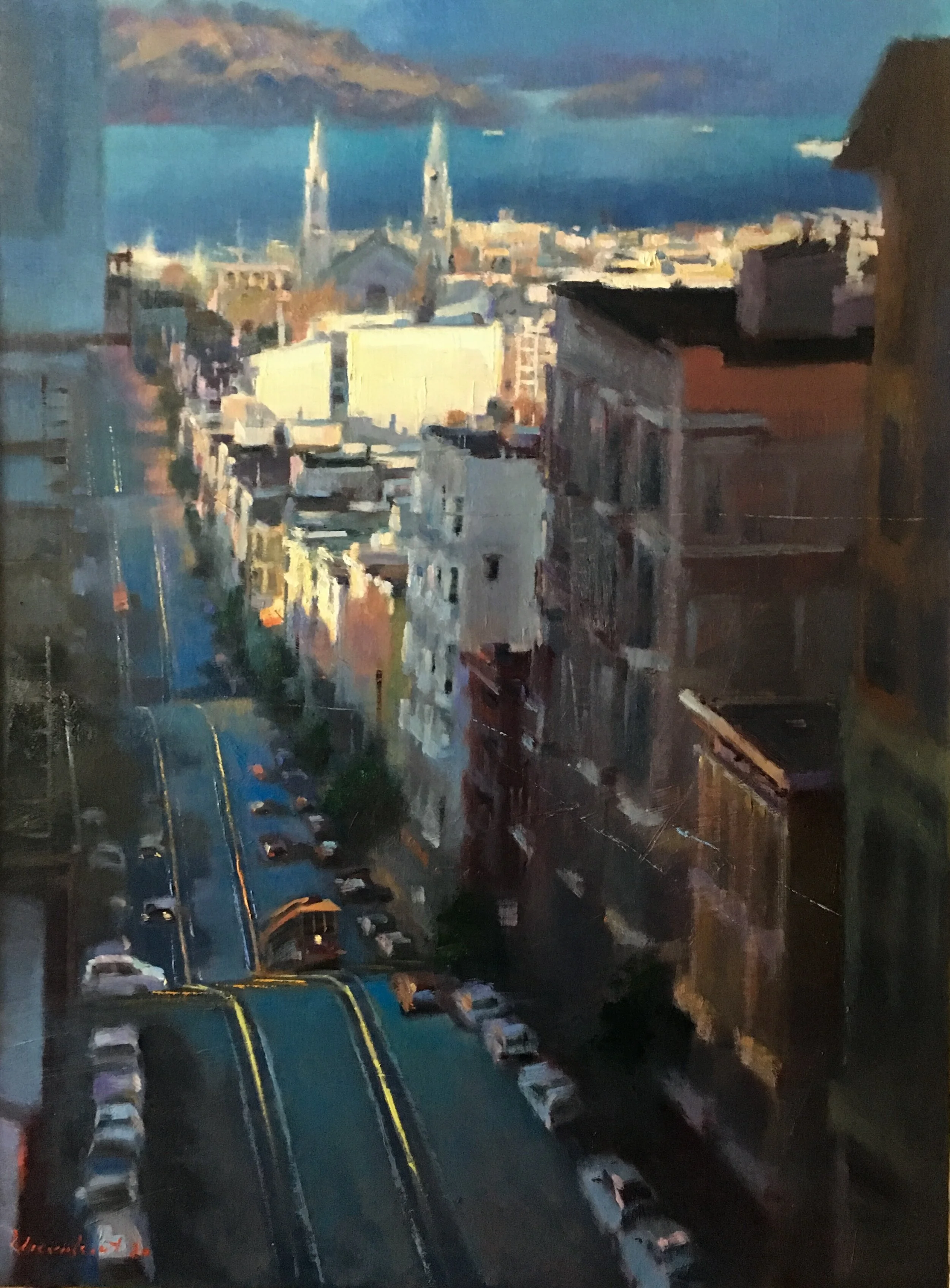 TOWARD THE BAY( POWELL ST.)