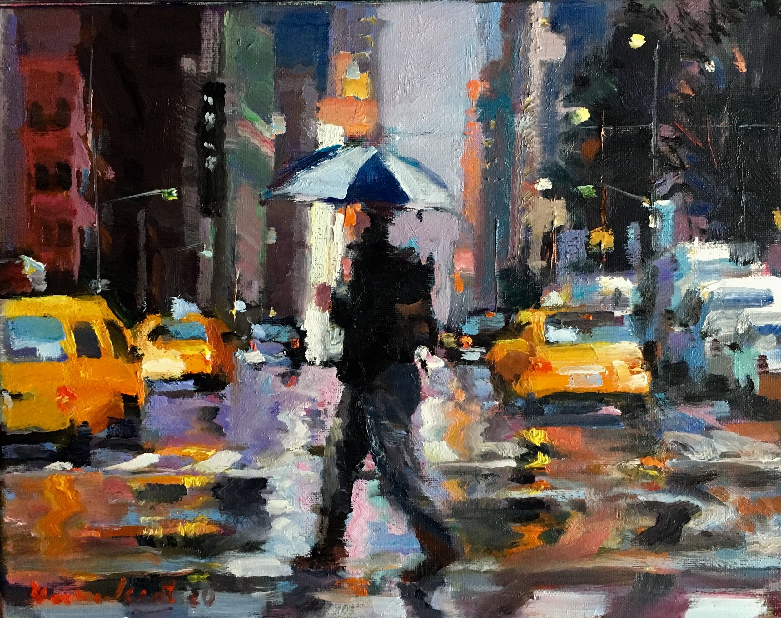 walking in the rain /sold