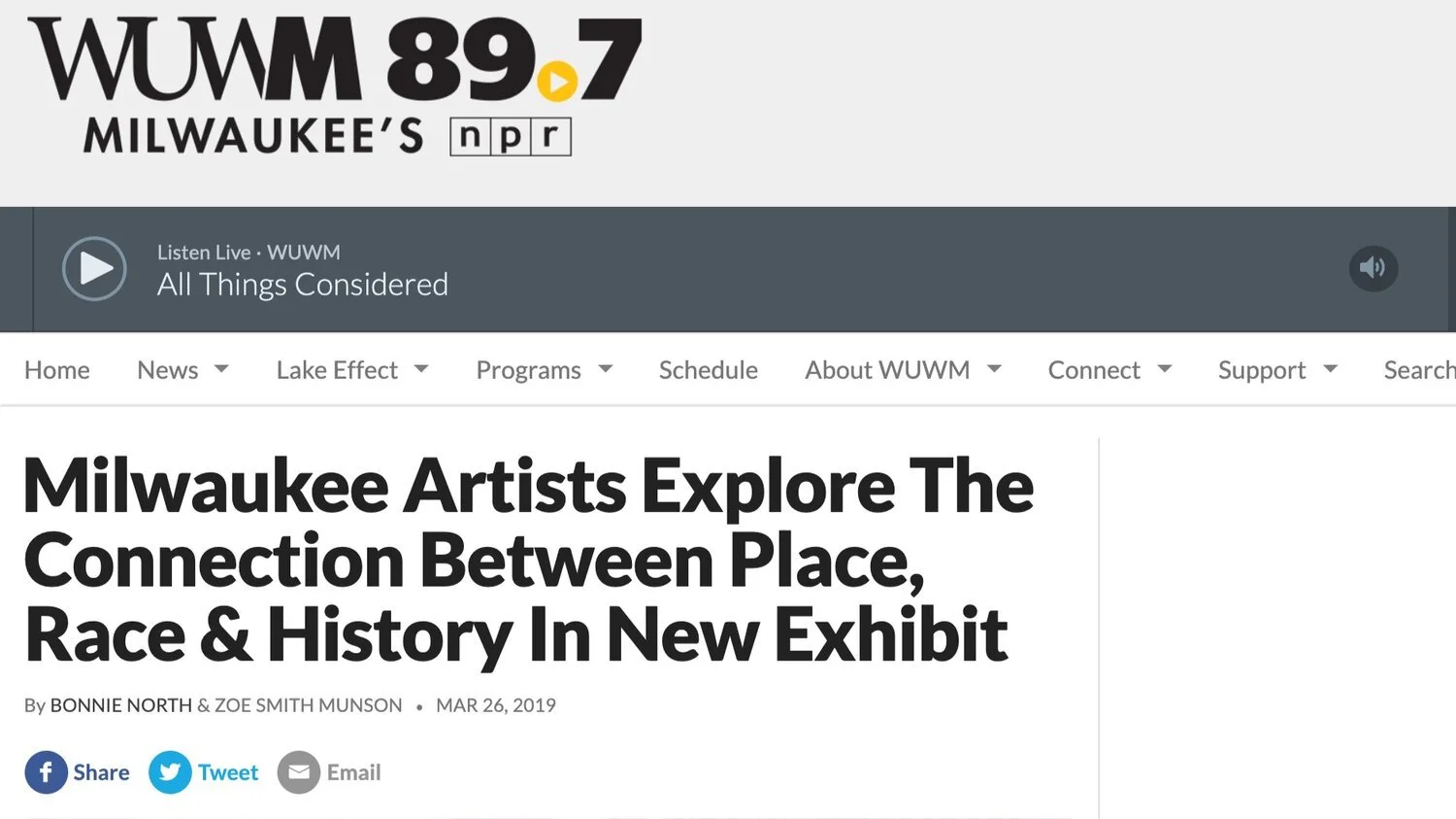 Connection Between Place, Race &amp; History in New Exhibit