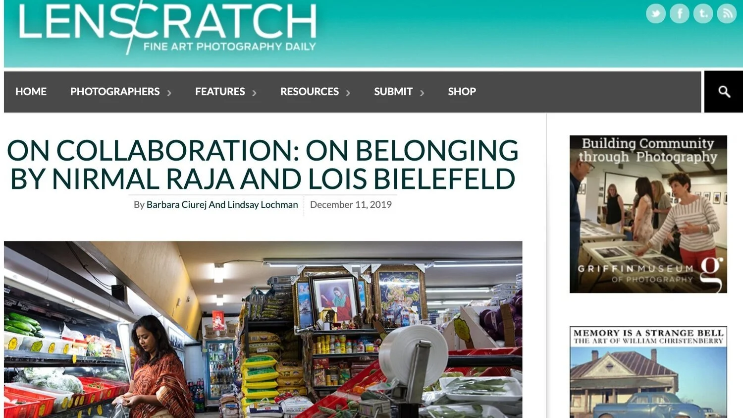 On Collaboration: On Belonging by Nirmal Raja and Lois Bielefeld