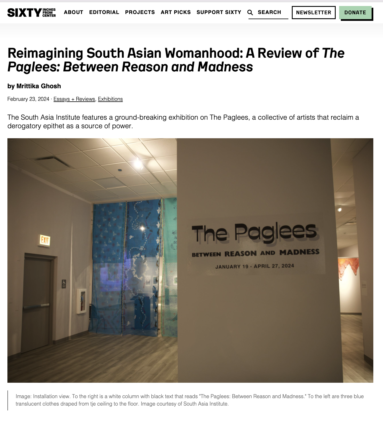 Reimagining South Asian Womanhood: A Review of The Paglees: Between Reason and Madness
