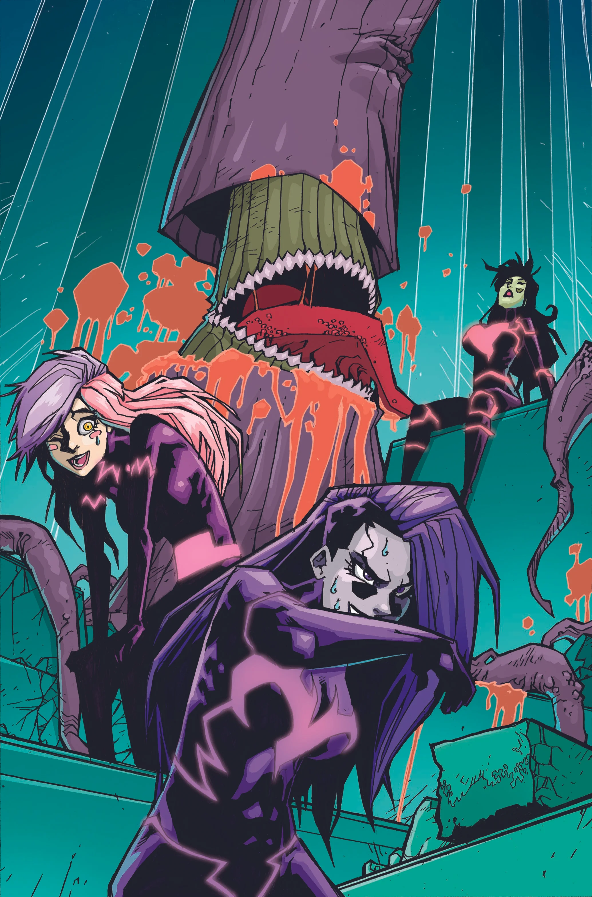 Cover for Danger Doll Squad #3 Lines by Marco Maccagni Published by Action Lab Danger Zone
