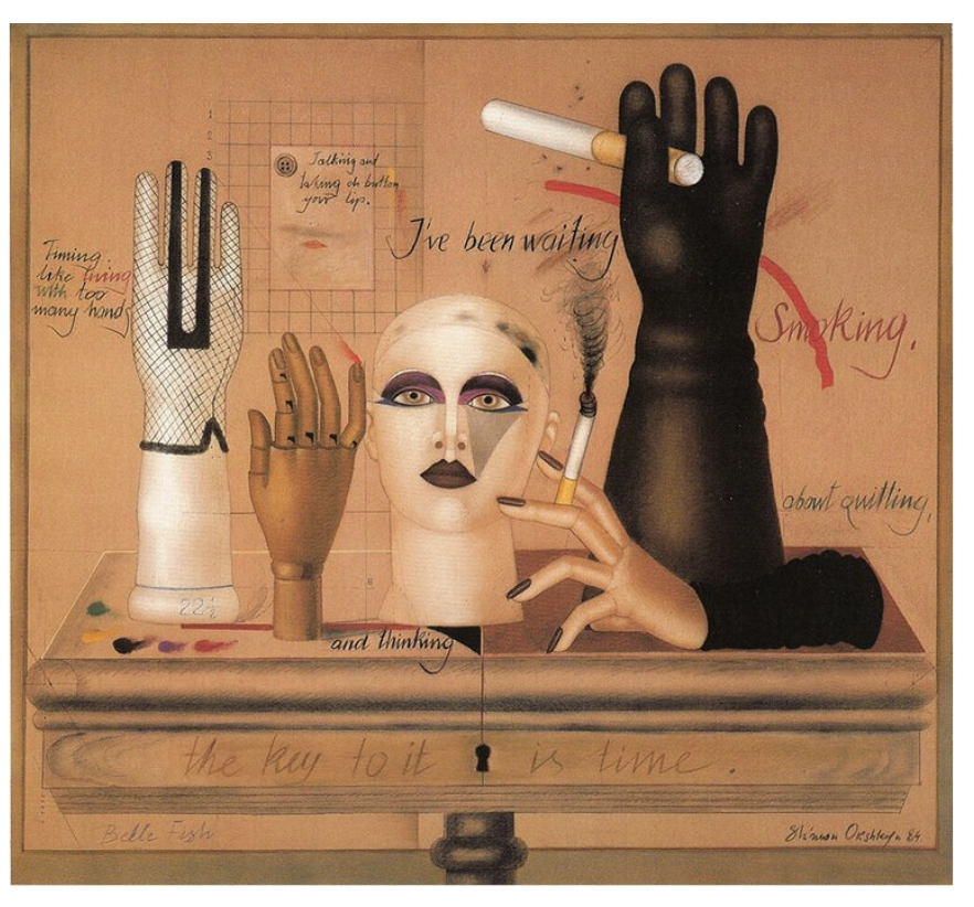 No Smoking Limited edition lithograph on Arche paper 18 × 20 in Edition 150 + 15AP