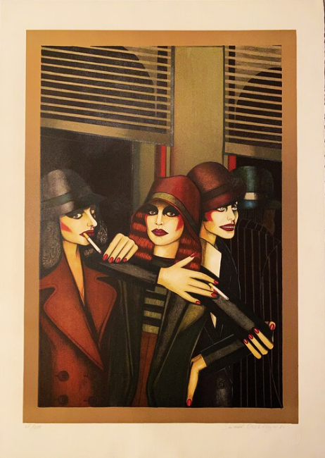Take Five, 1984 Limited edition lithograph on Arche paper 29.9 x 21.7 in Edition: 250 + 25AP