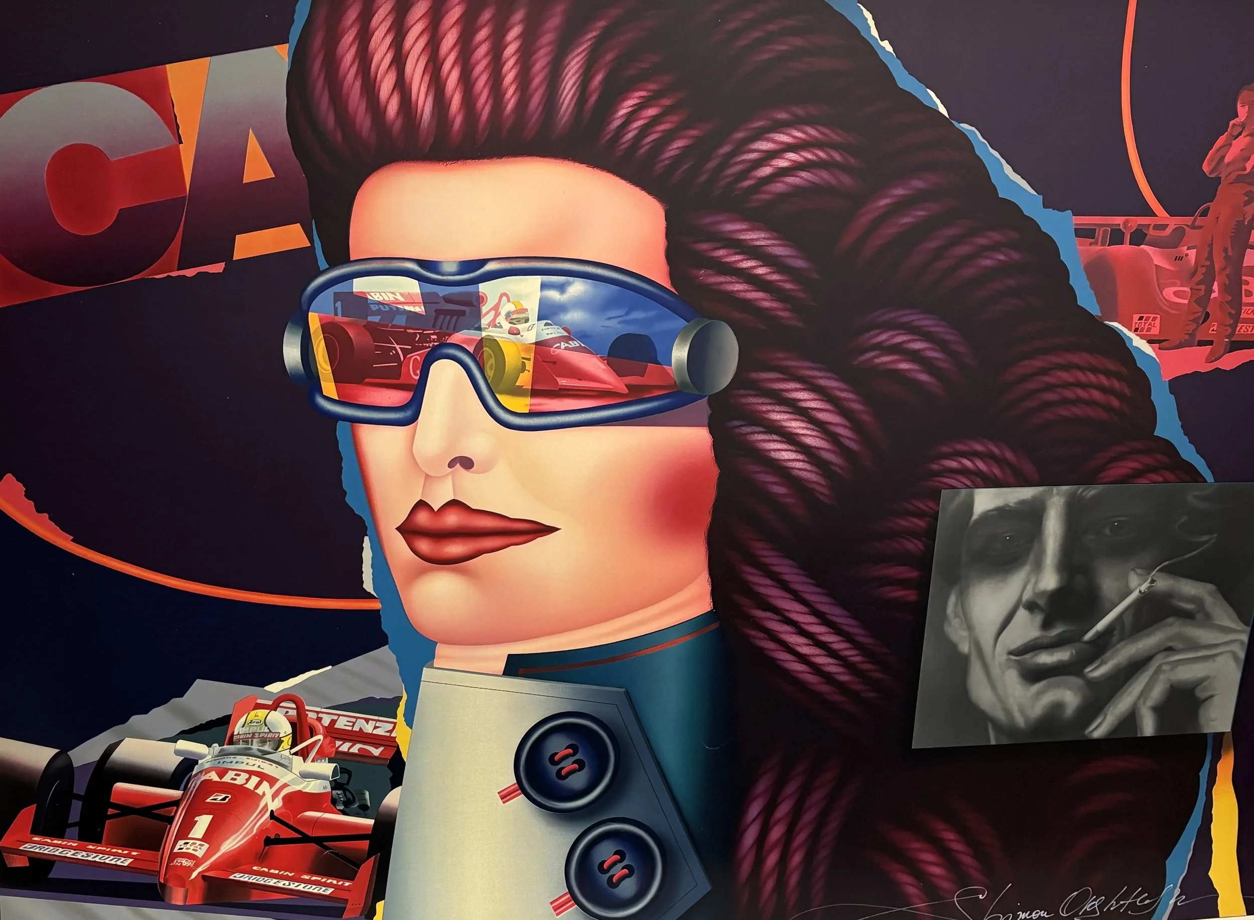 Reflections Serigraph on 300G paper 36 × 50 in Edition 350