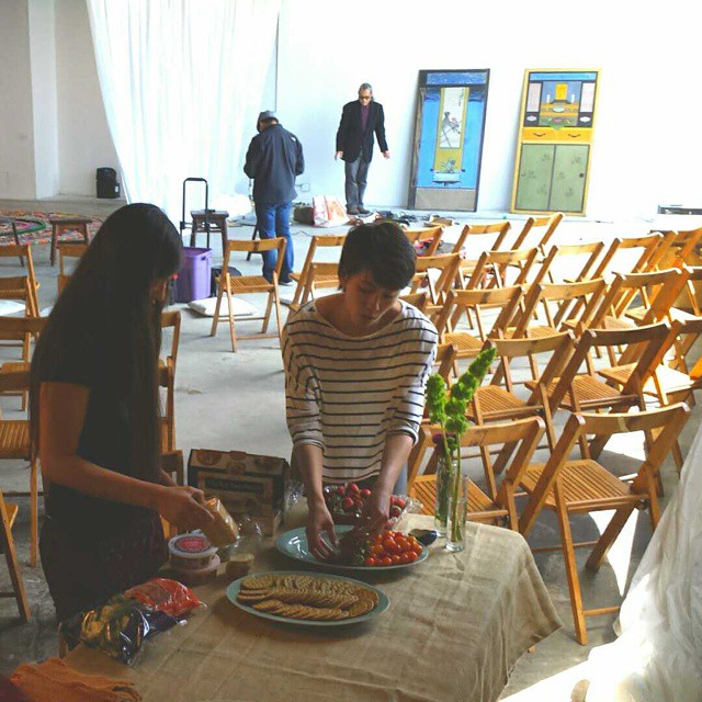 &quot;Cultures of Resilience&quot; set up. Get tickets to next event &quot;Walk through Time&quot; performance #suitejtown #sfjapantown