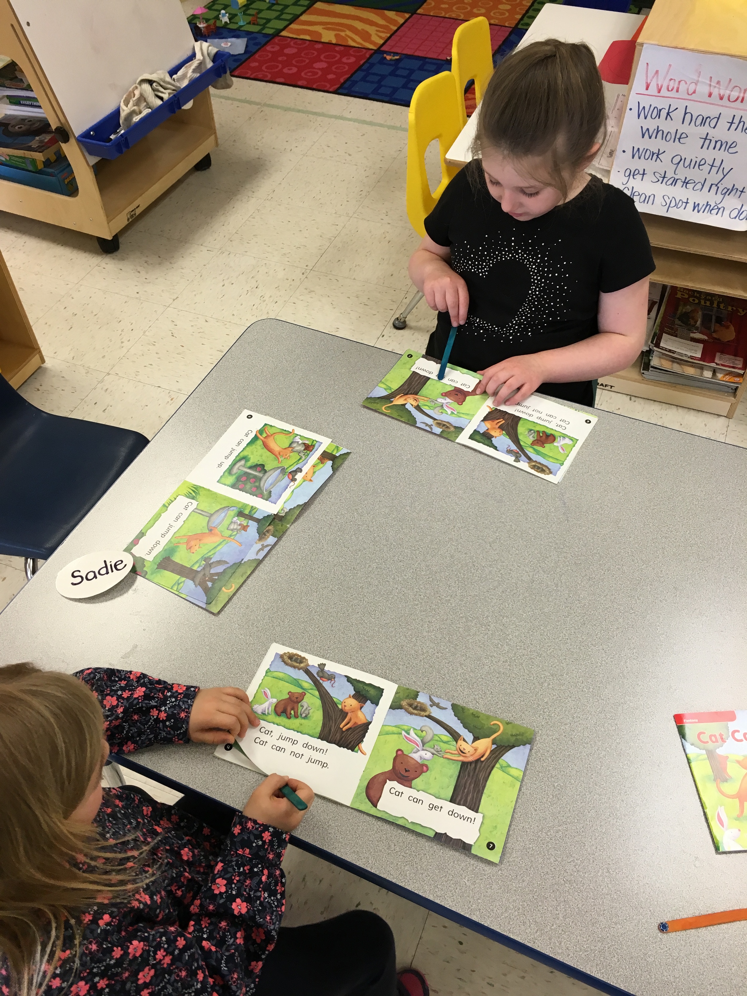 Reading in small groups!