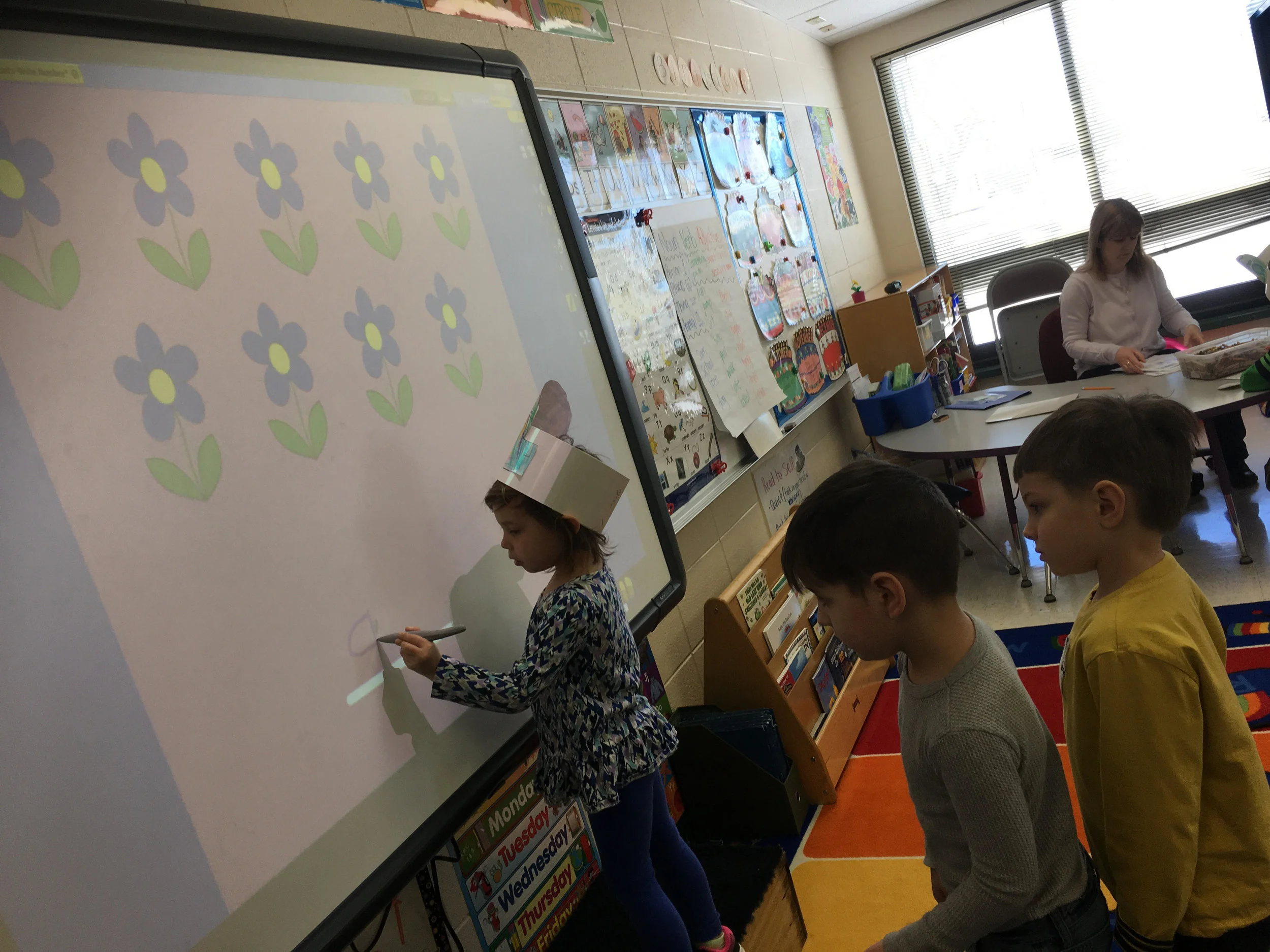 Practicing number writing