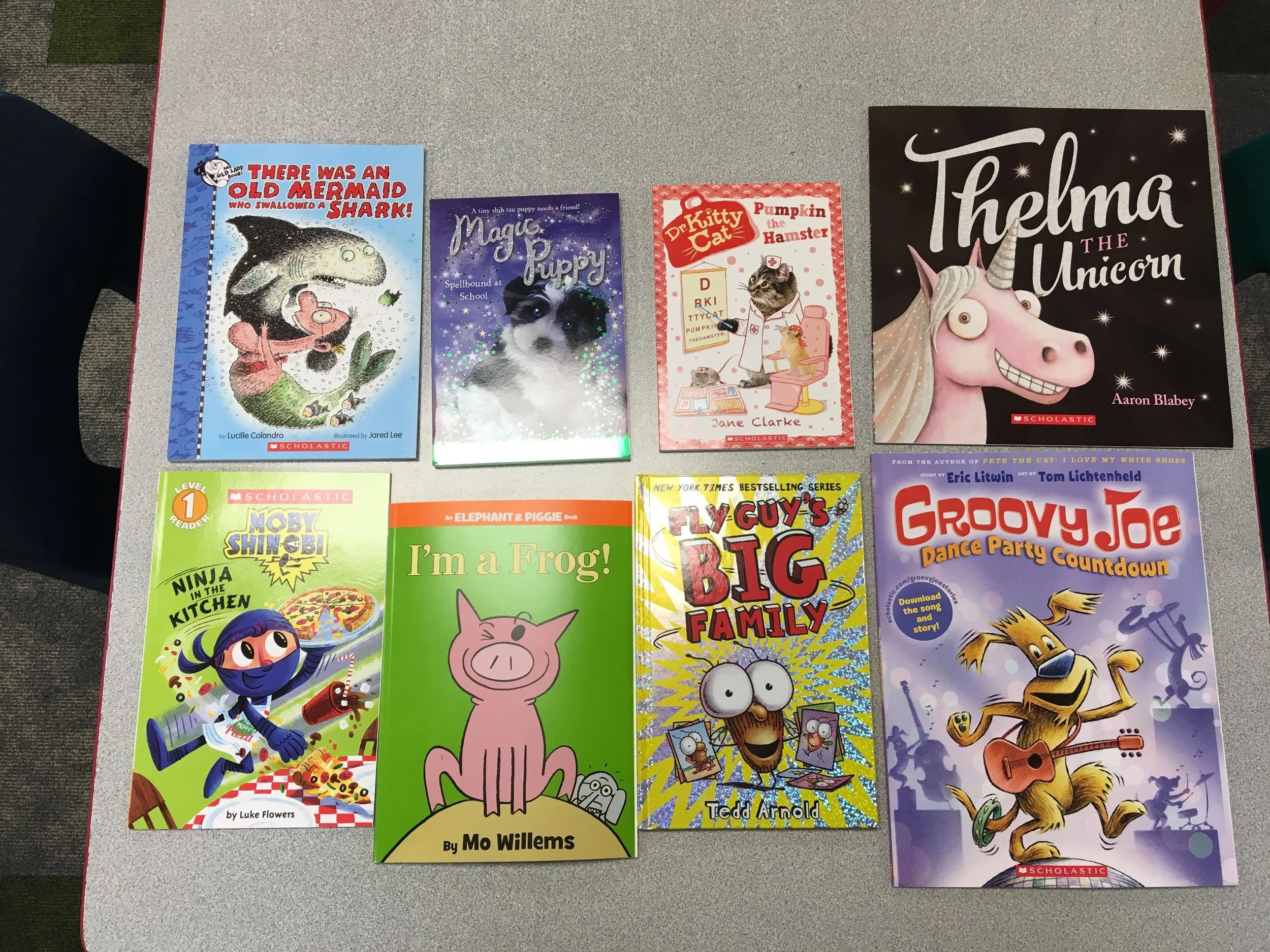 Books donated from PTO