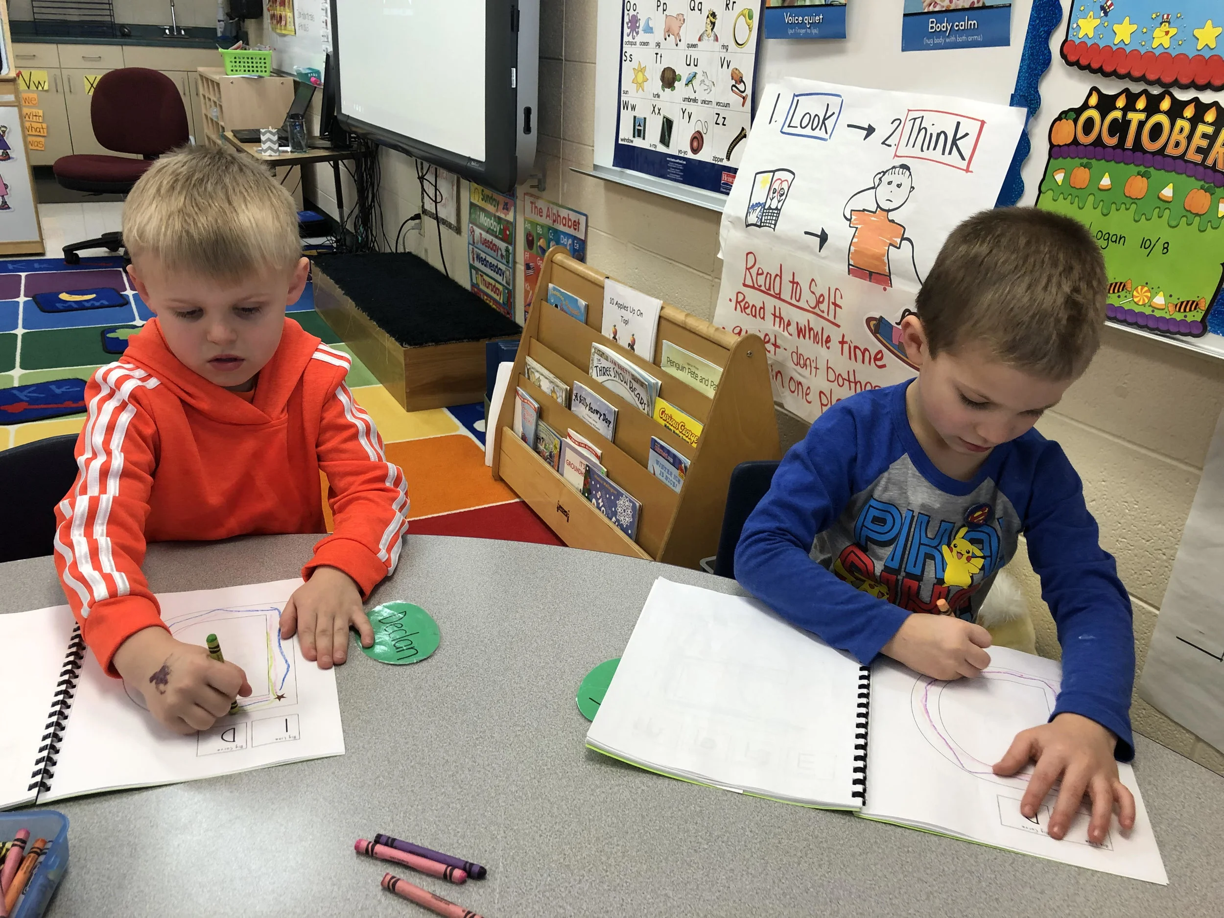 practicing writing the letter Dd
