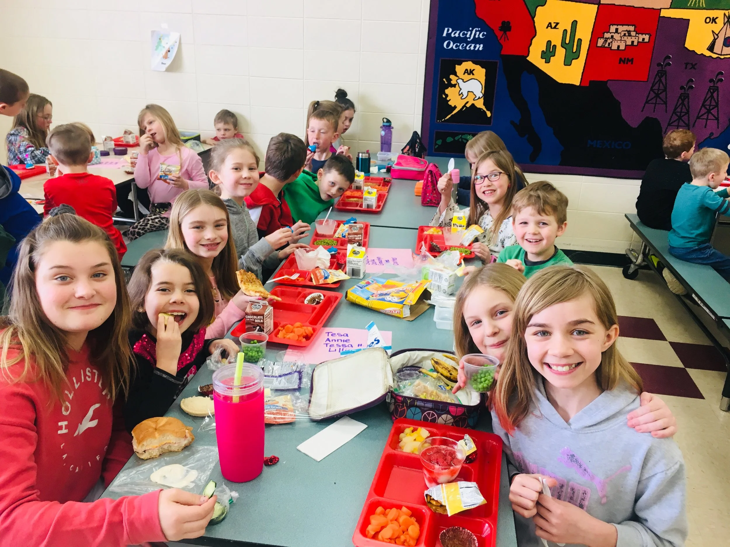 Student’s enjoyed a Friendship Friday Mixer Lunch!