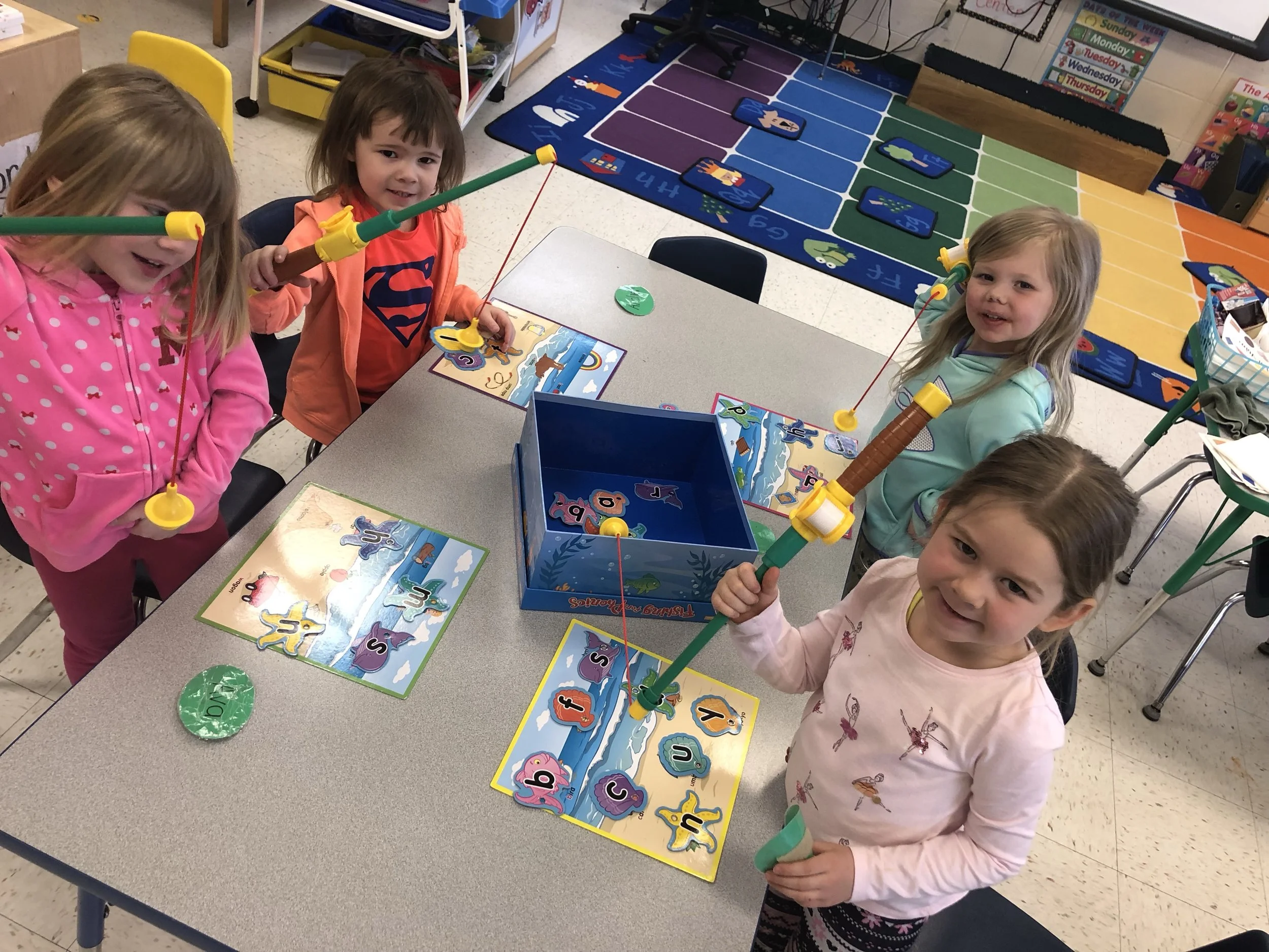 beginning sound letter match game