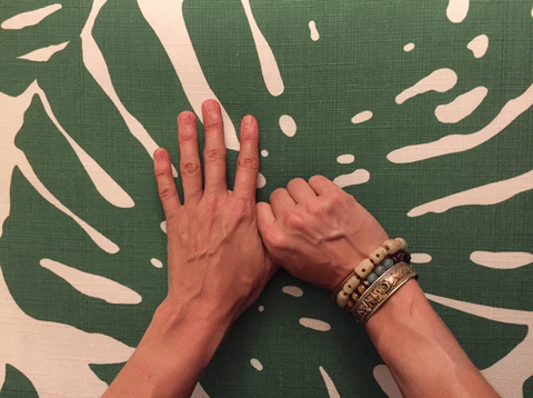 How To: - Bring your awareness to your body and breath. Hold each finger for at least 6 complete even, full breaths. Have a gentle hold, there is no need to squeeze or grip tightly. - Hold each finger one at a time, starting with the thumb and ending with the palms. - You do not have to hold all fingers in one sitting, this can be done throughout day. - If one finger feels really good, hold it longer. It's your body's way of telling you it has a need there. 