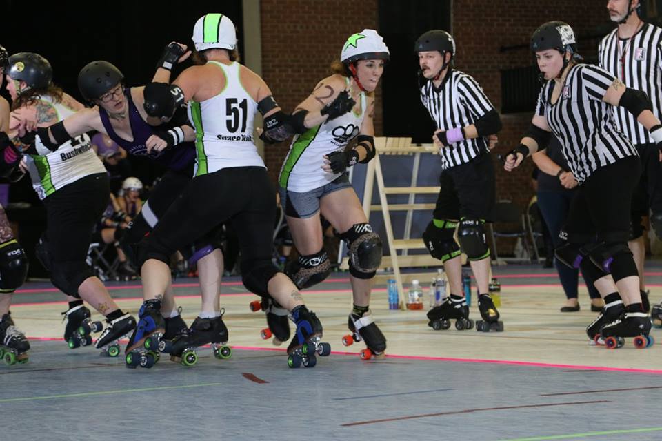 Derby jammer rams past competitors – The Dispatch