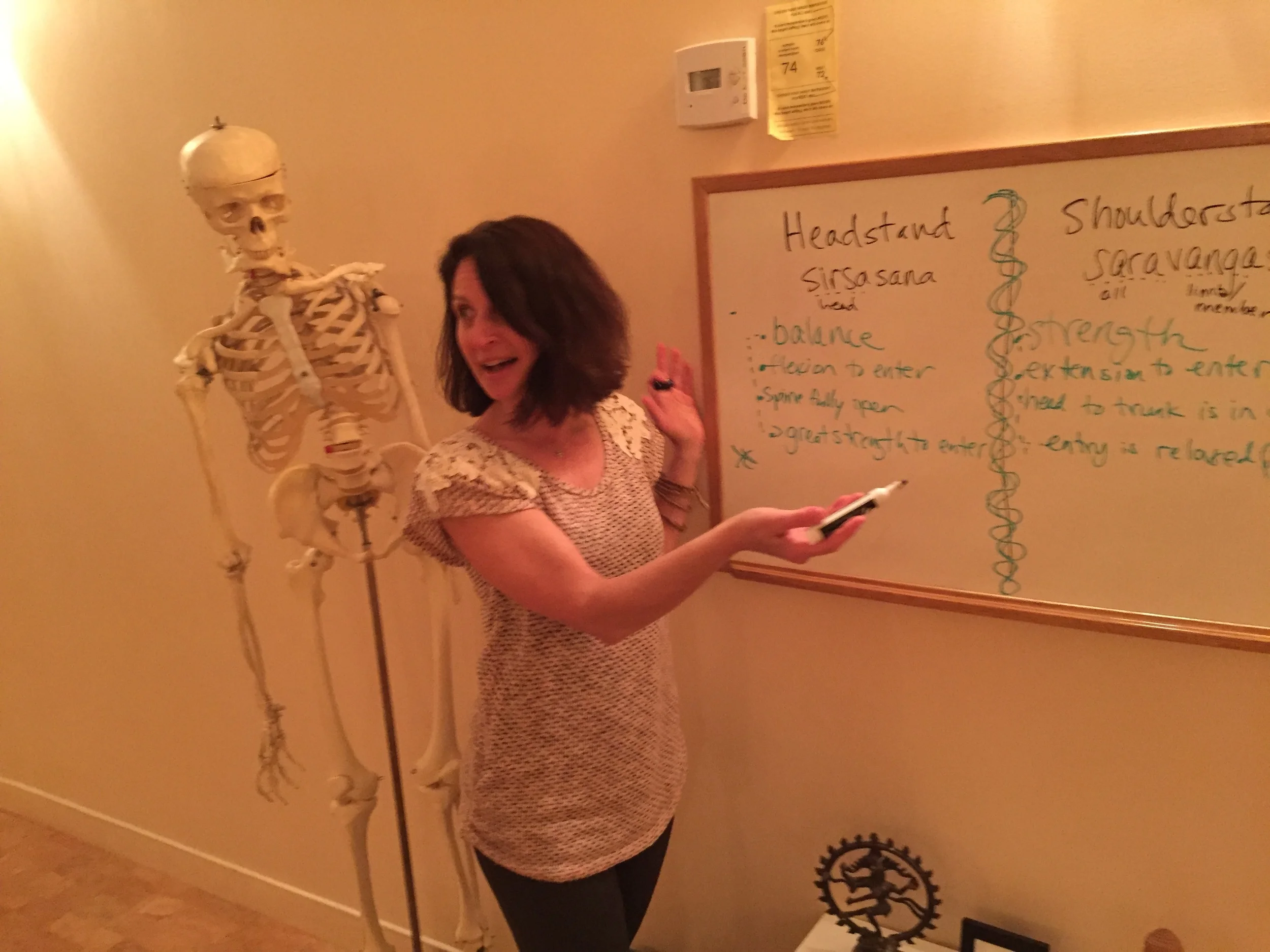 Annie does a daylong focused on the "king" and "queen" inversions.