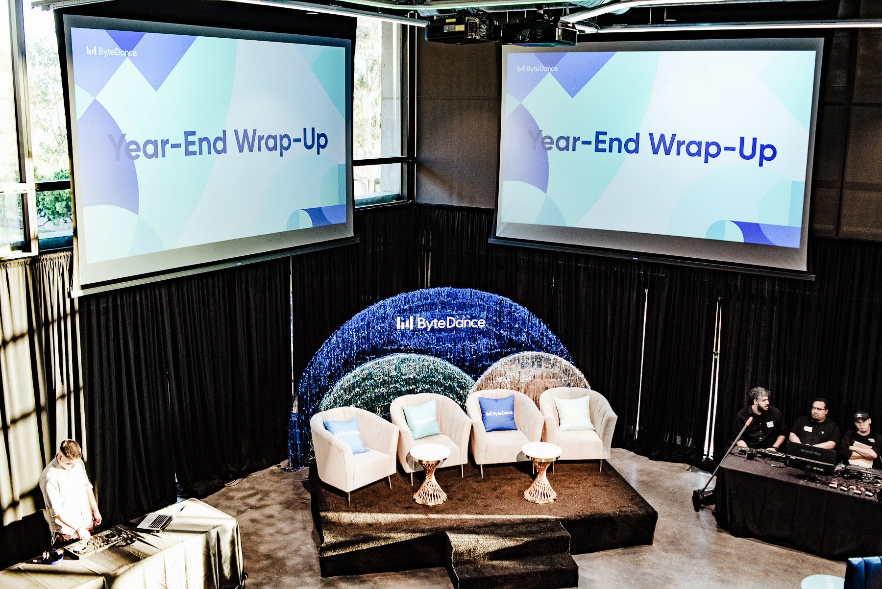 TikTok Ribbon, Tinsel & Mylar Installation — Corrie in Color