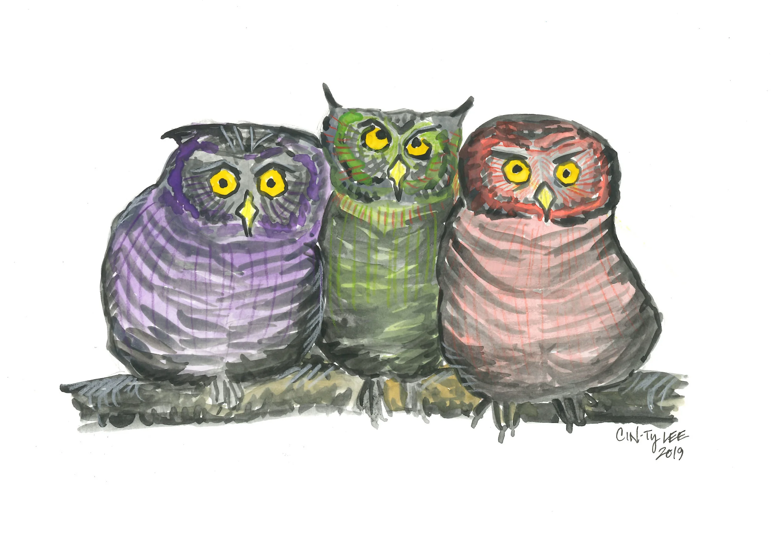 Three Owls