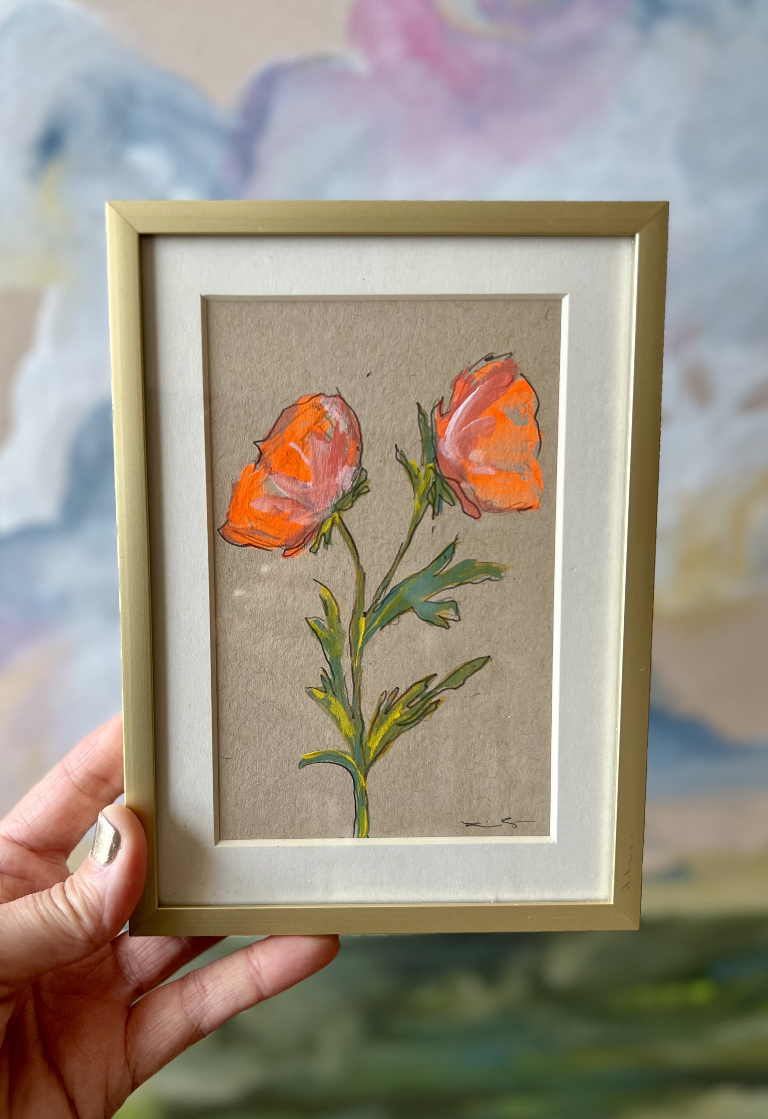 Florals Orange Frames.jpeg
