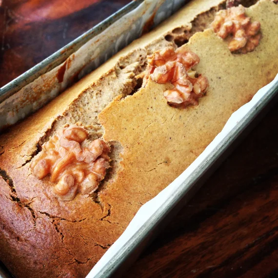 Banana Date Walnut Loaf
