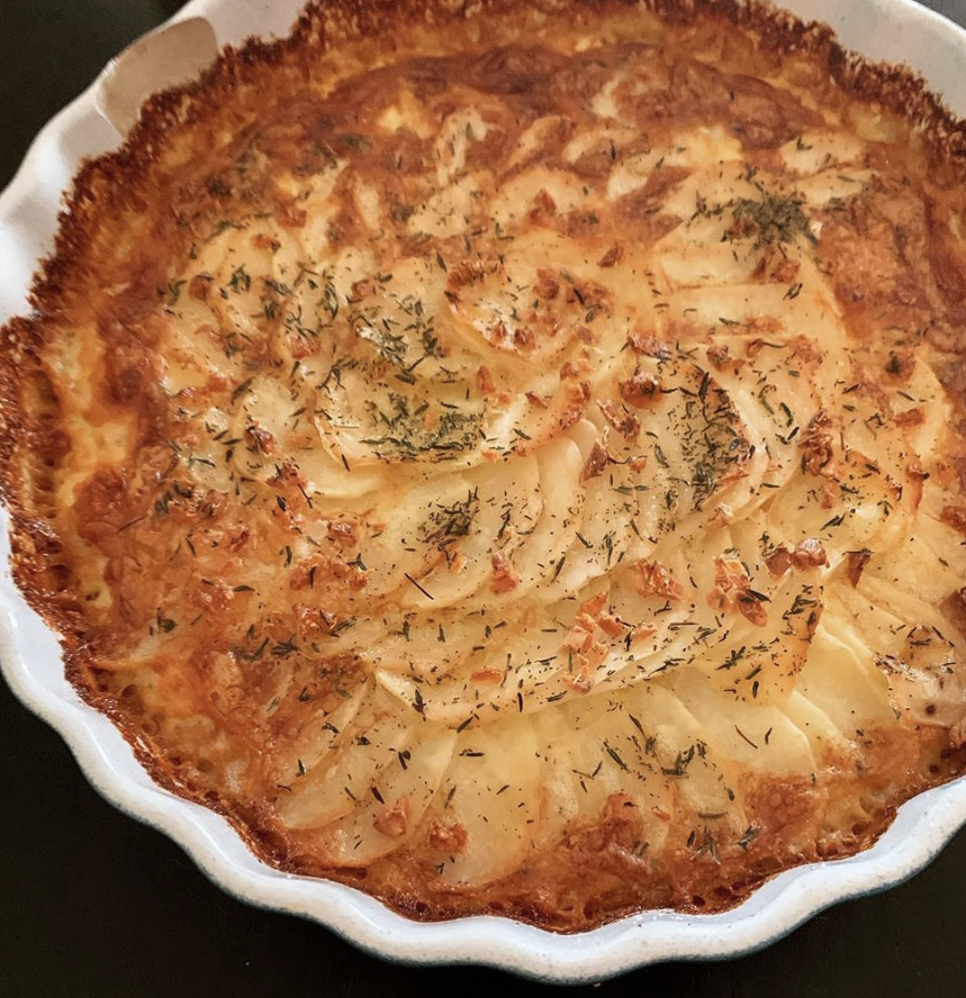 Root vegetable gratin & mash!