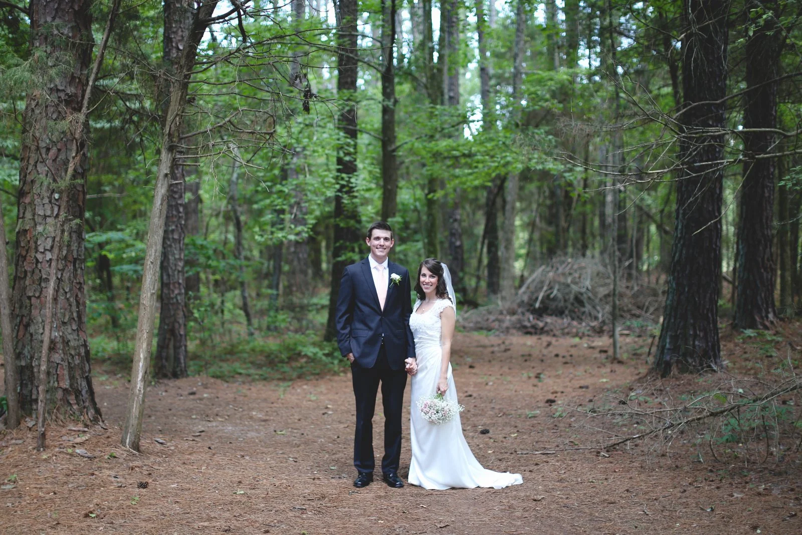 An Outdoor Wooded Wedding // Aaron+Hanna