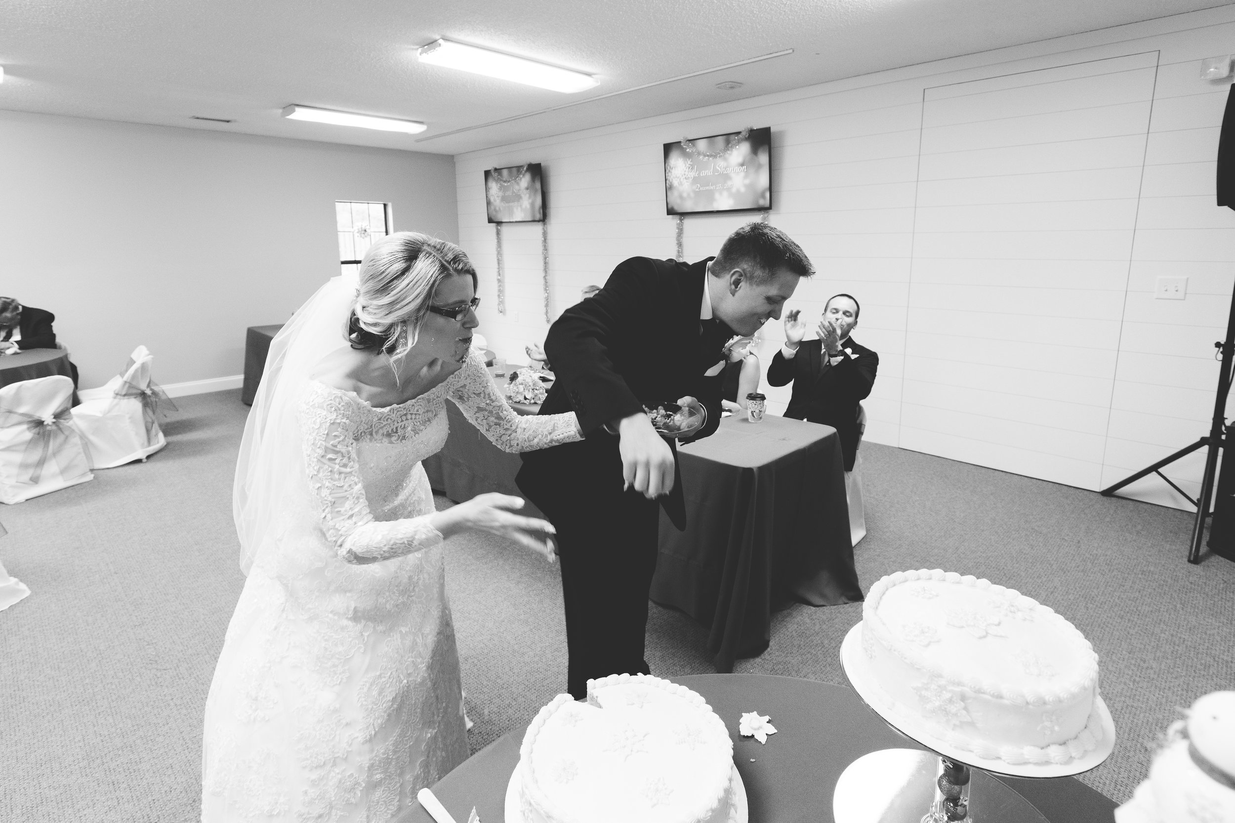 Wedding Cake in the face