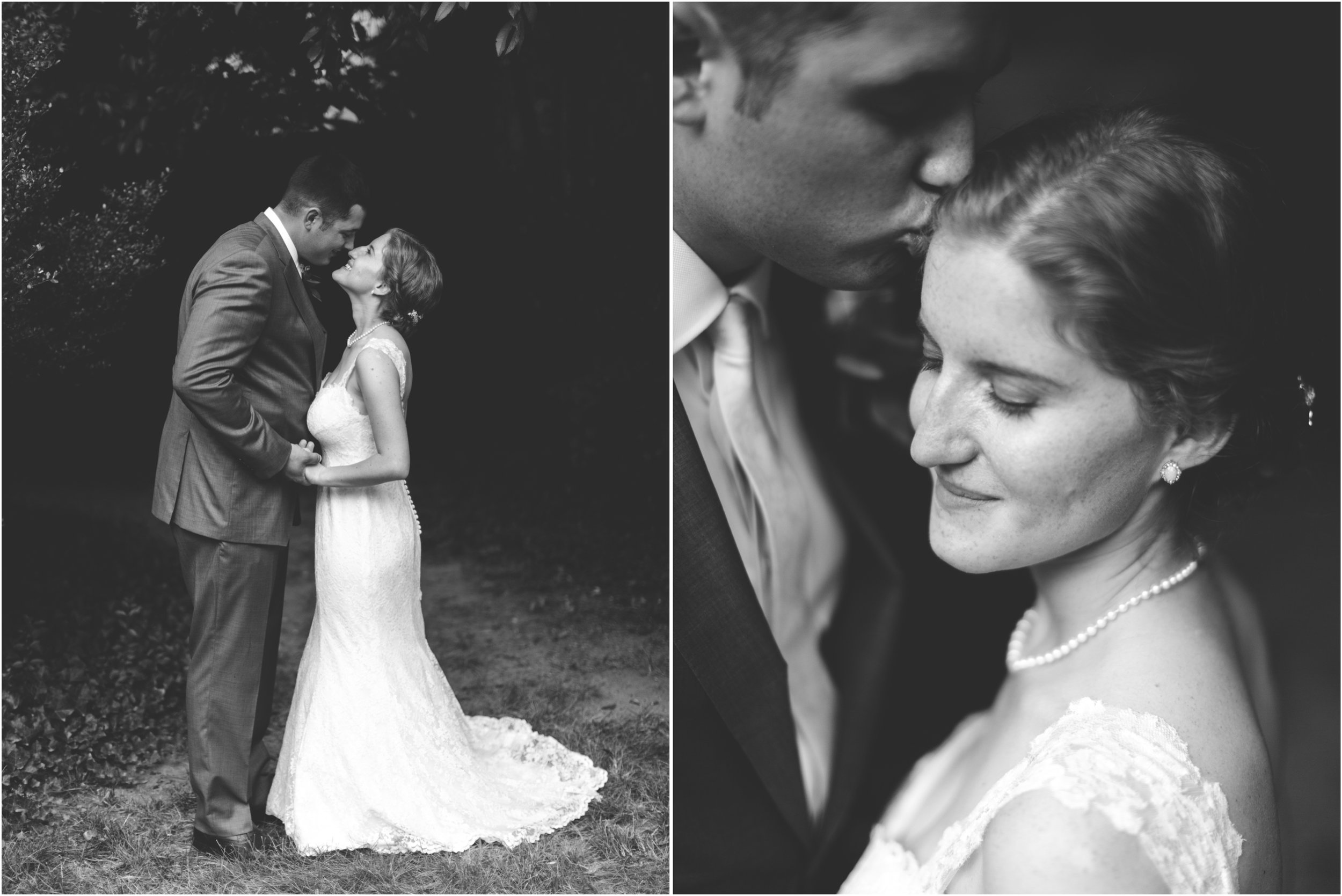 Moody wedding portraits