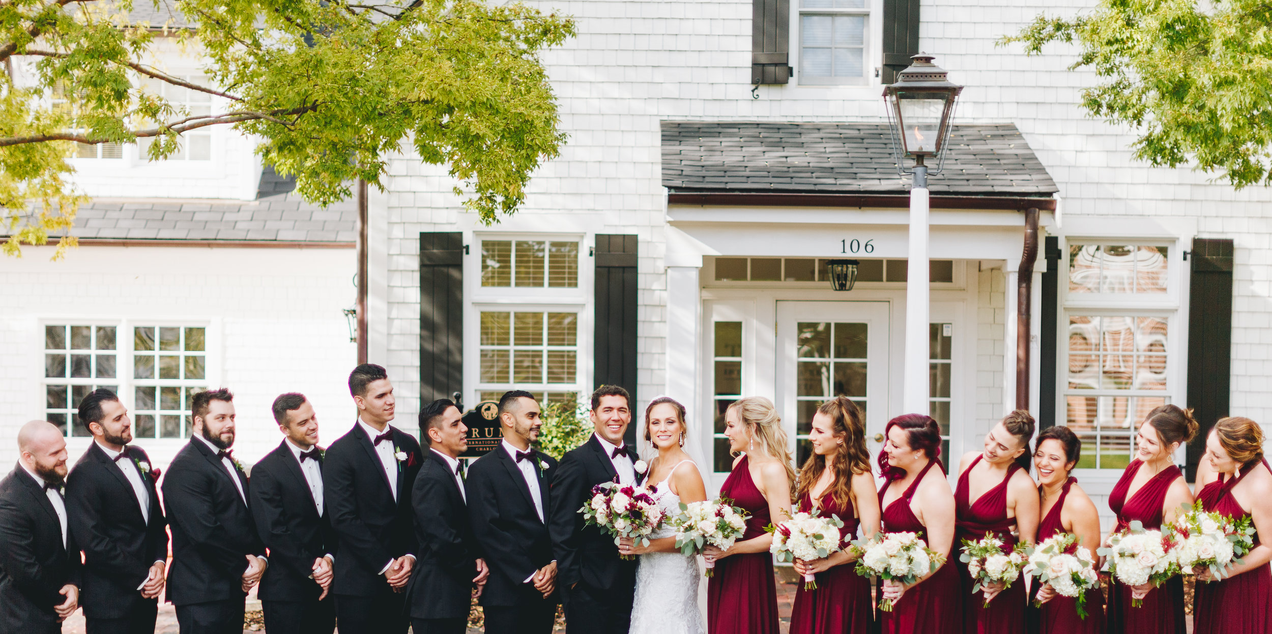 Wedding party portraits