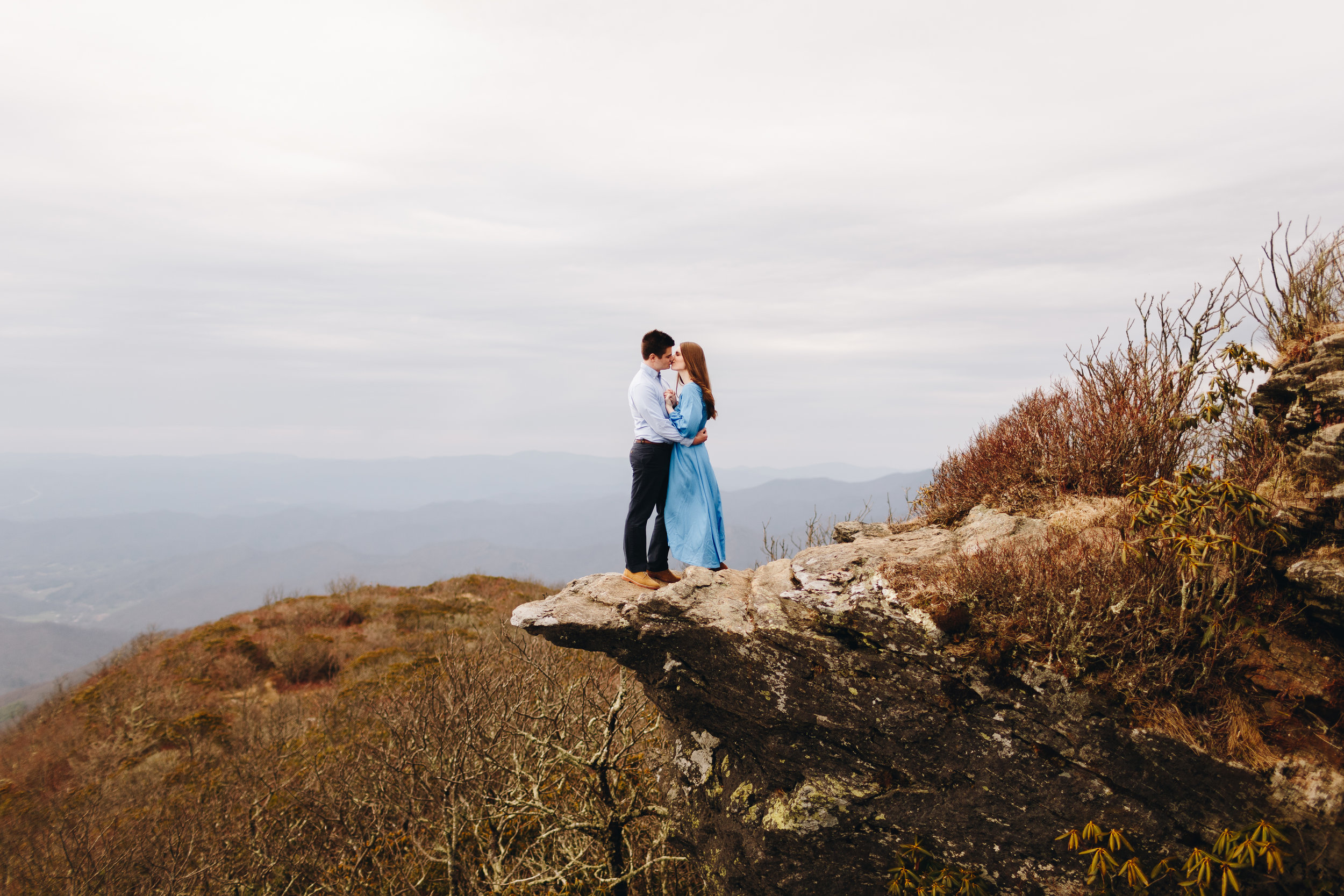 Craggy Pinnacle Engagement Session, Asheville, NC