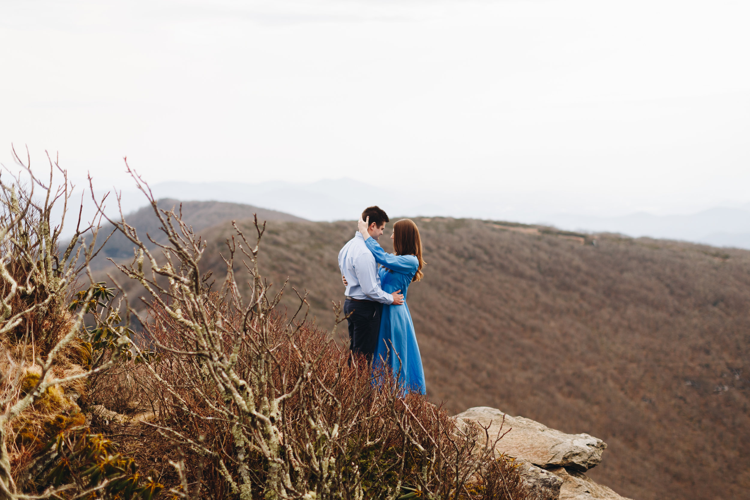 Craggy Pinnacle Engagement Session, Asheville, NC