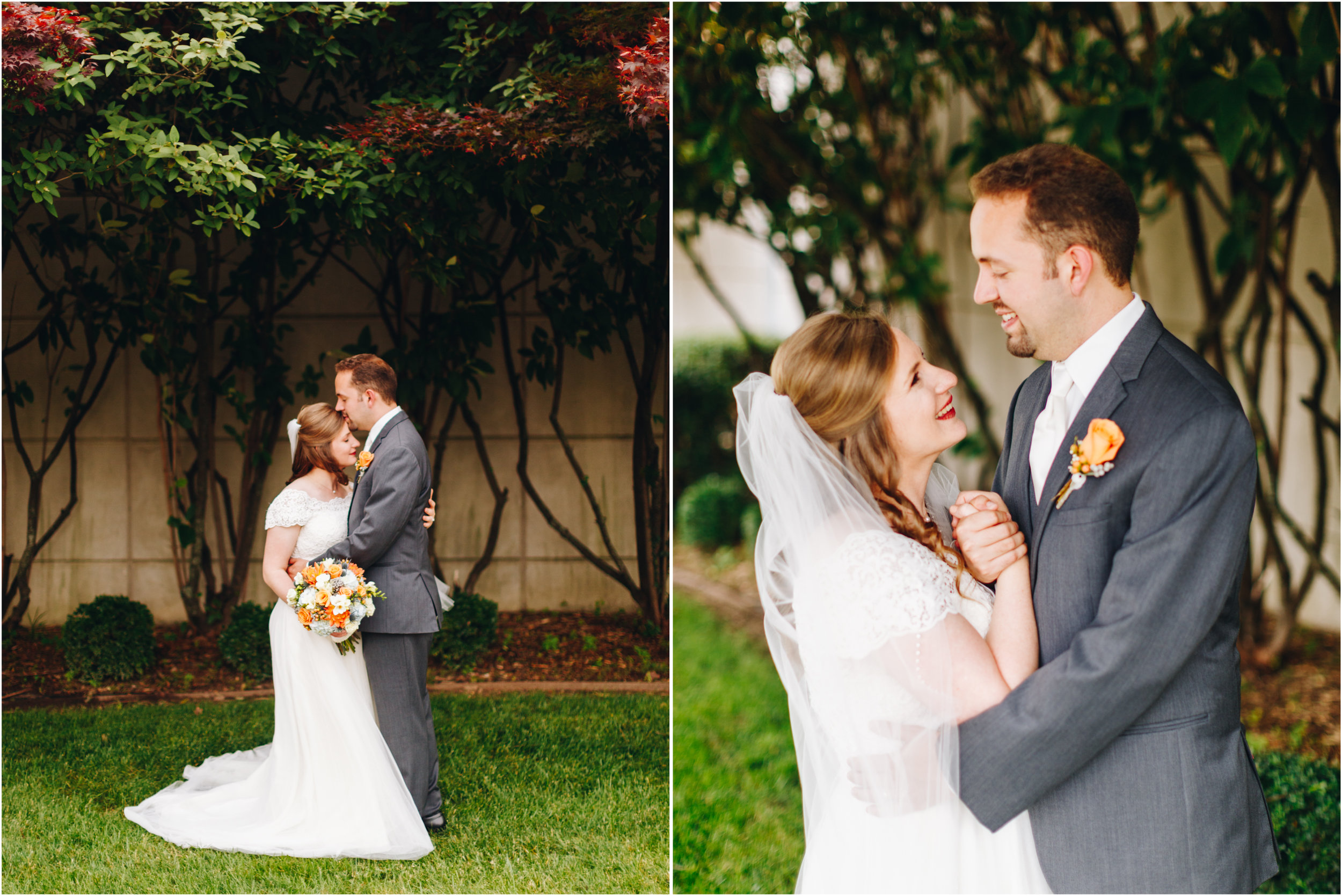 Bride and Groom portraits emotional