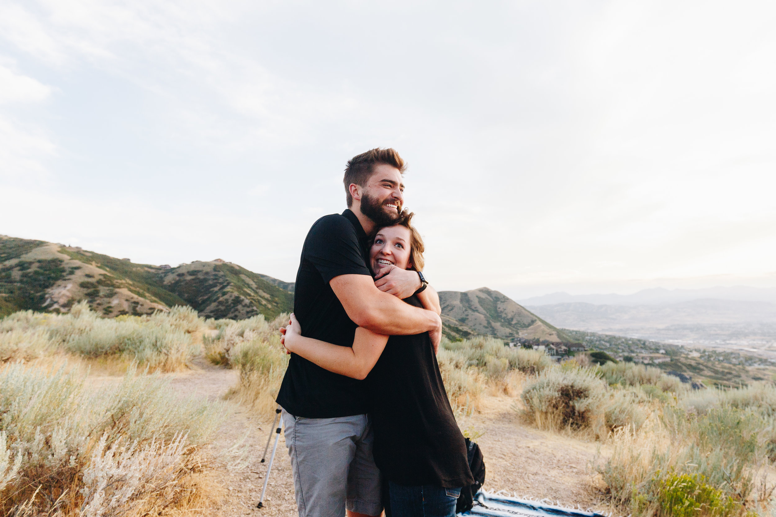 Utah Proposal and Engagement With a View // Andrew+Bethany