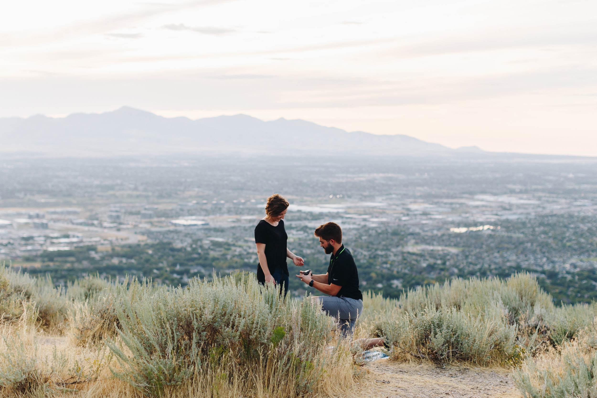 Utah Proposal and Engagement With a View // Andrew+Bethany