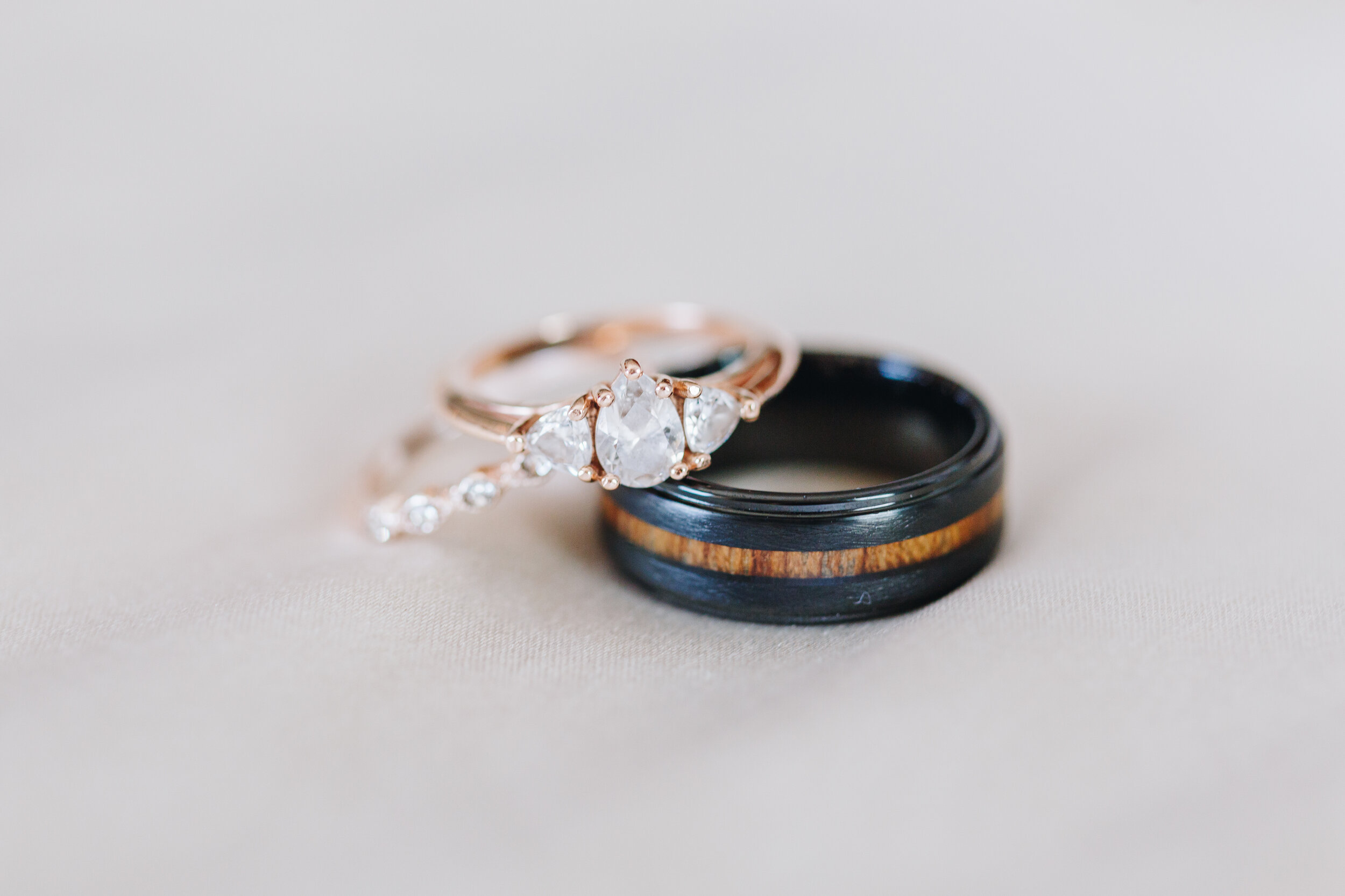 Rose Gold Wedding Ring Photo