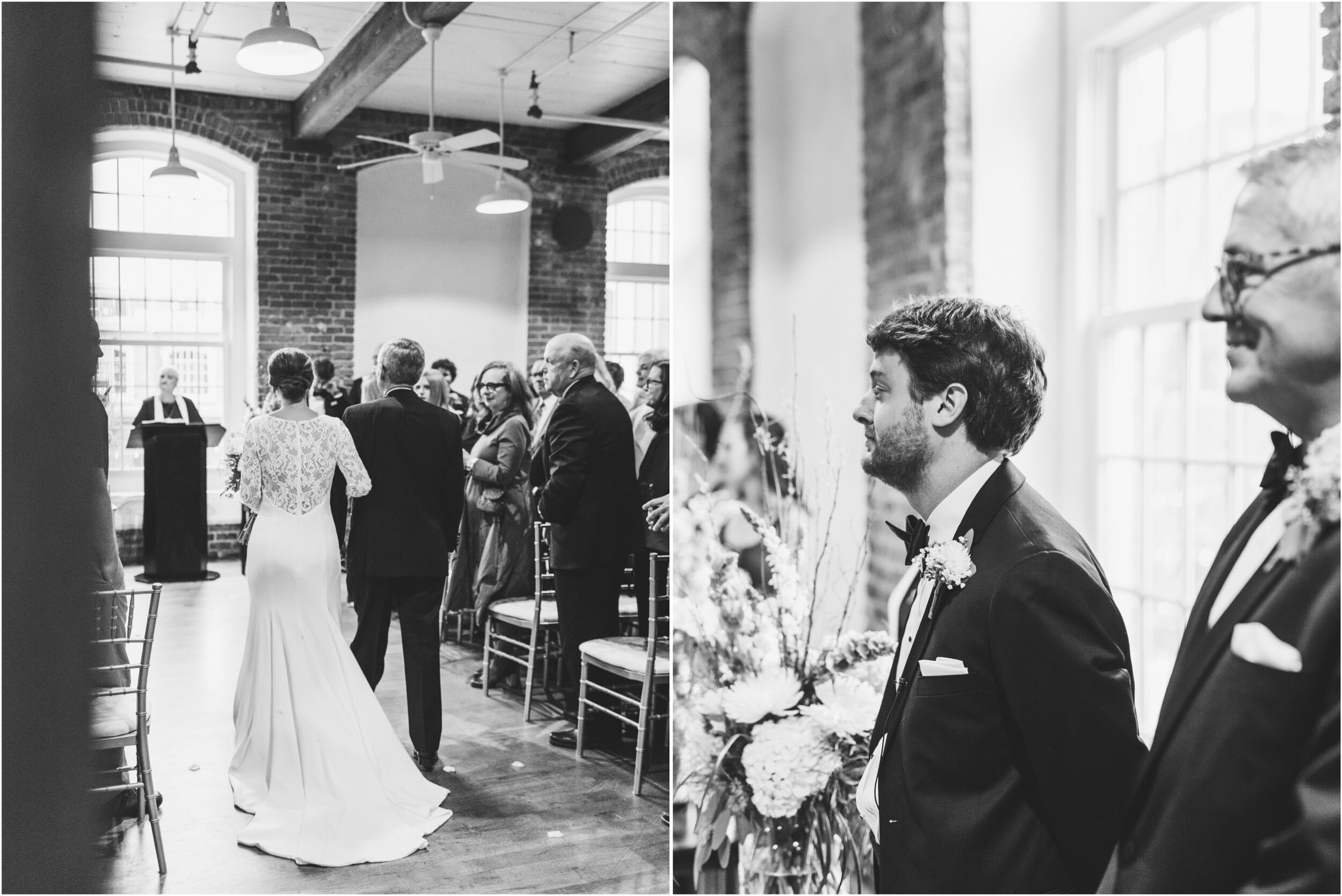 The Colonnade at Revolution Mill Wedding // Daniel+Monica