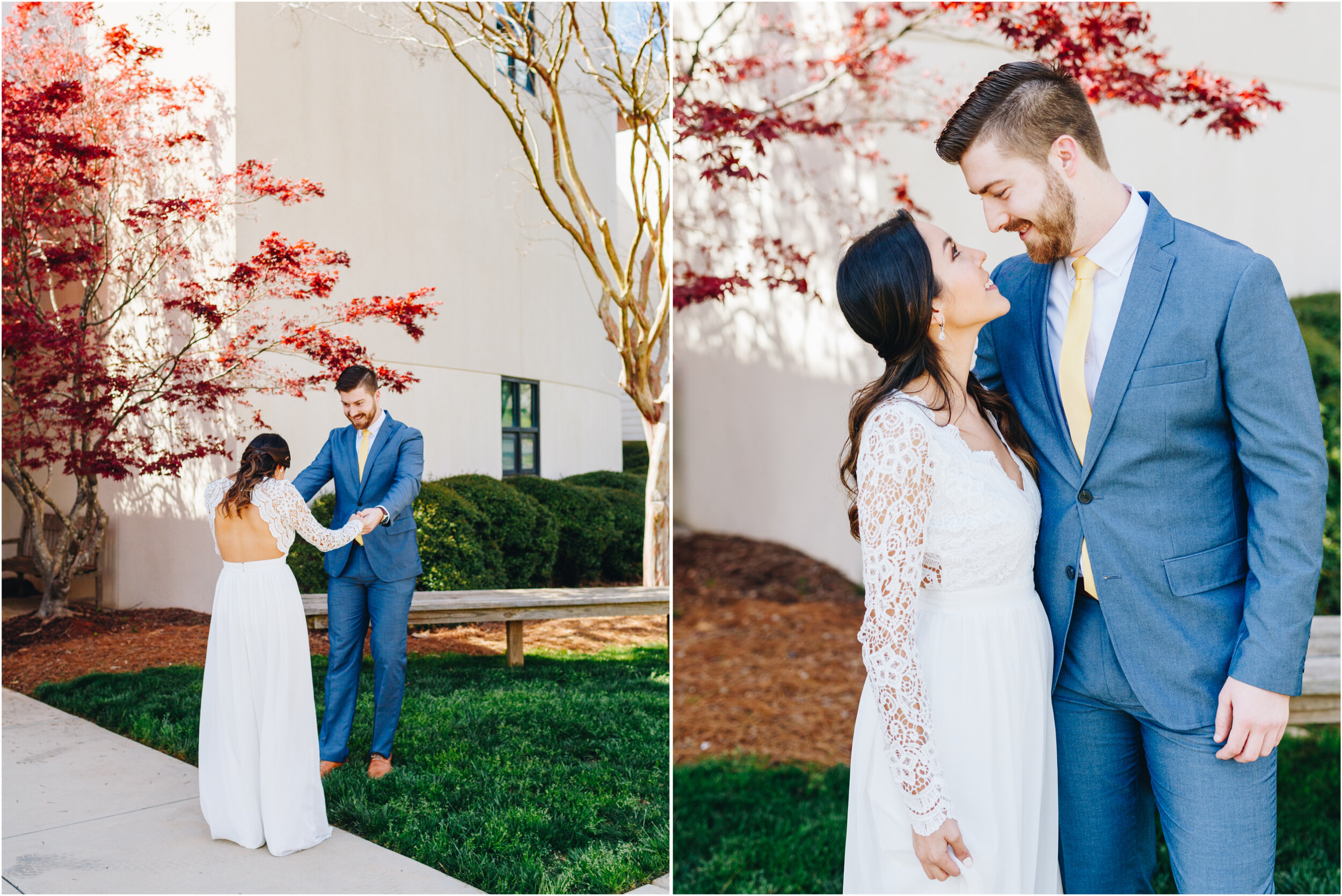 Intimate Charlotte Spring Wedding