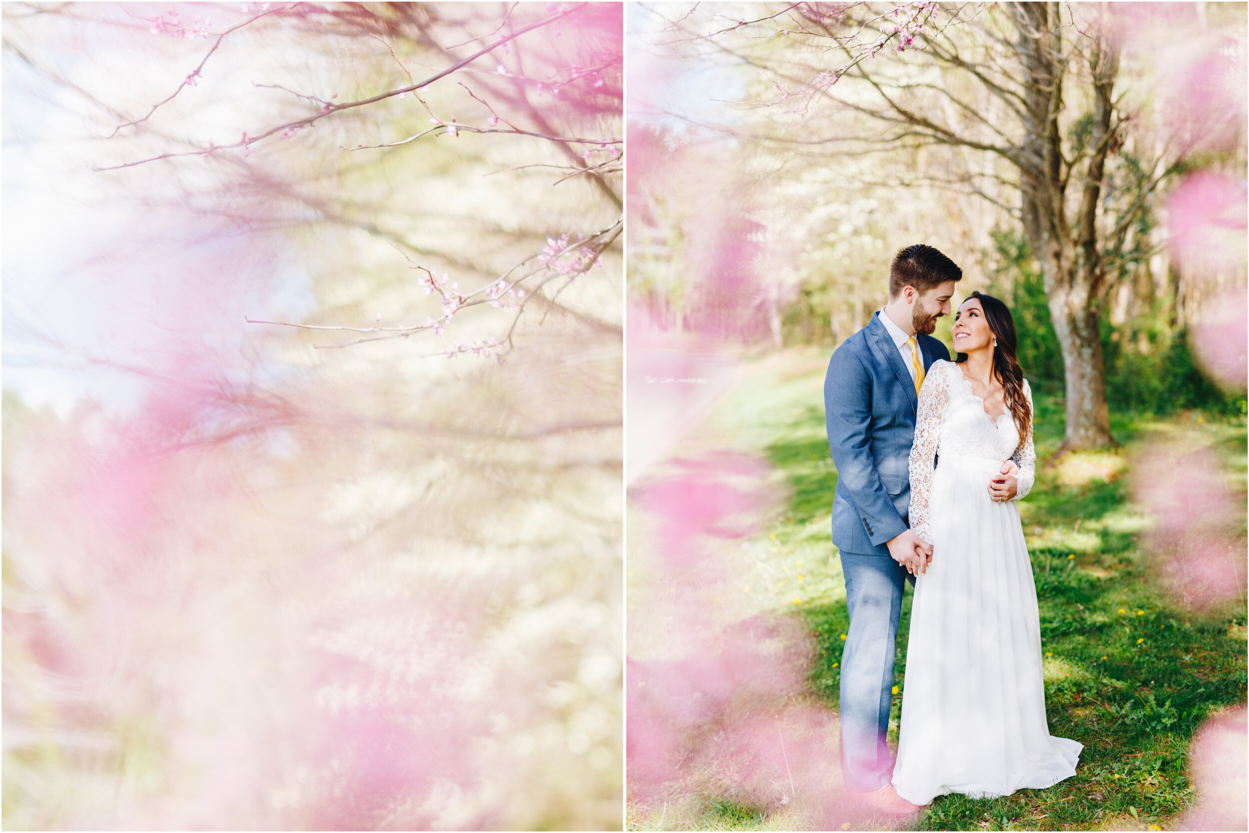 Spring wedding portraits