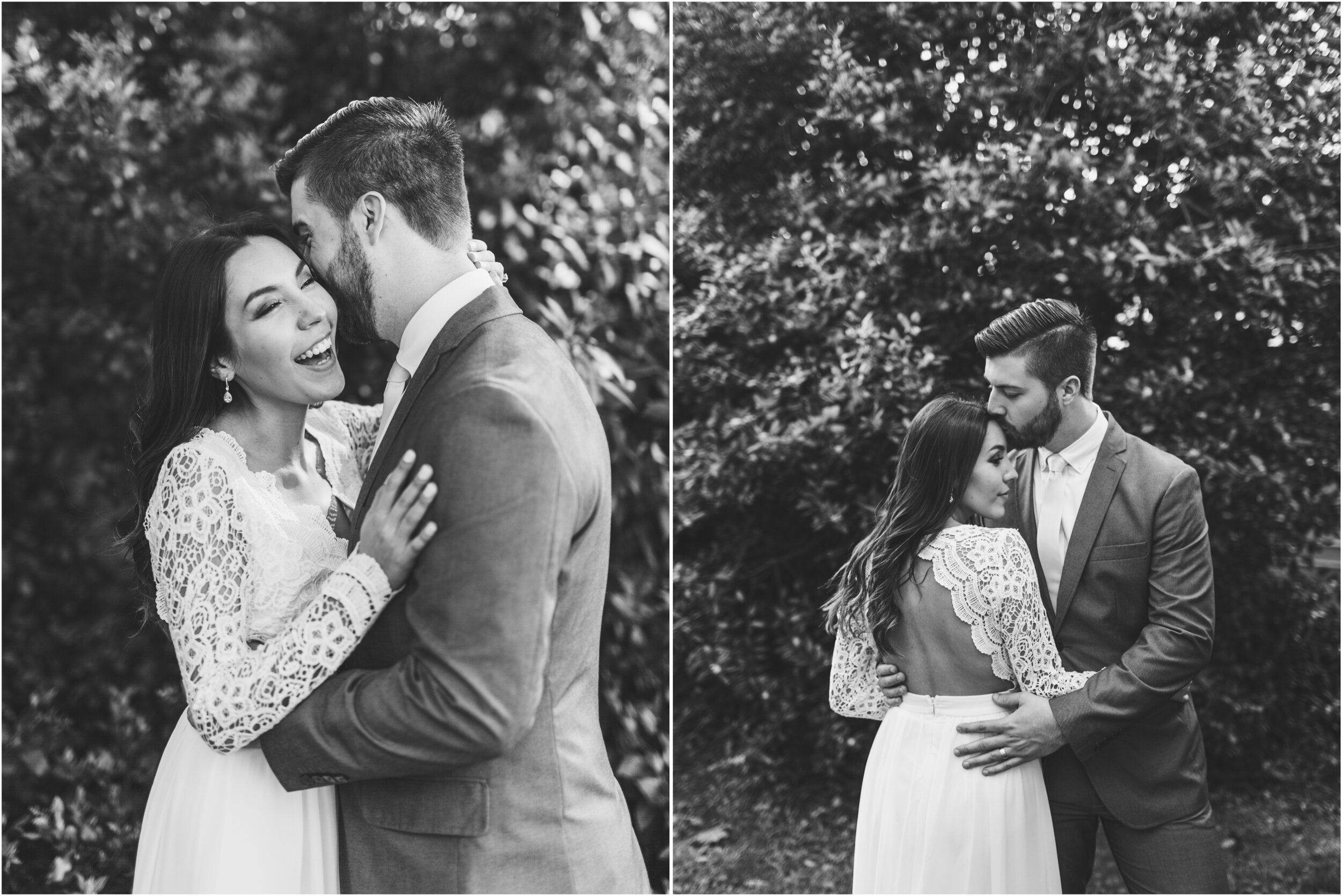 intimate wedding portraits