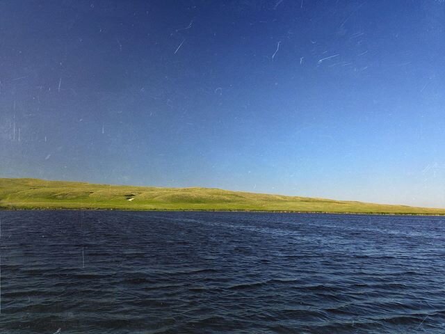 Nebraska is doing just fine, and it&rsquo;s easy to social distance on a lake...catching fish. #mextures #nebraskasandhills