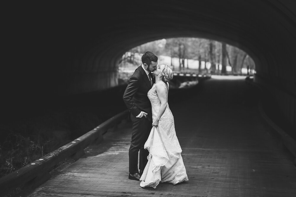 Classy bride and groom portraits
