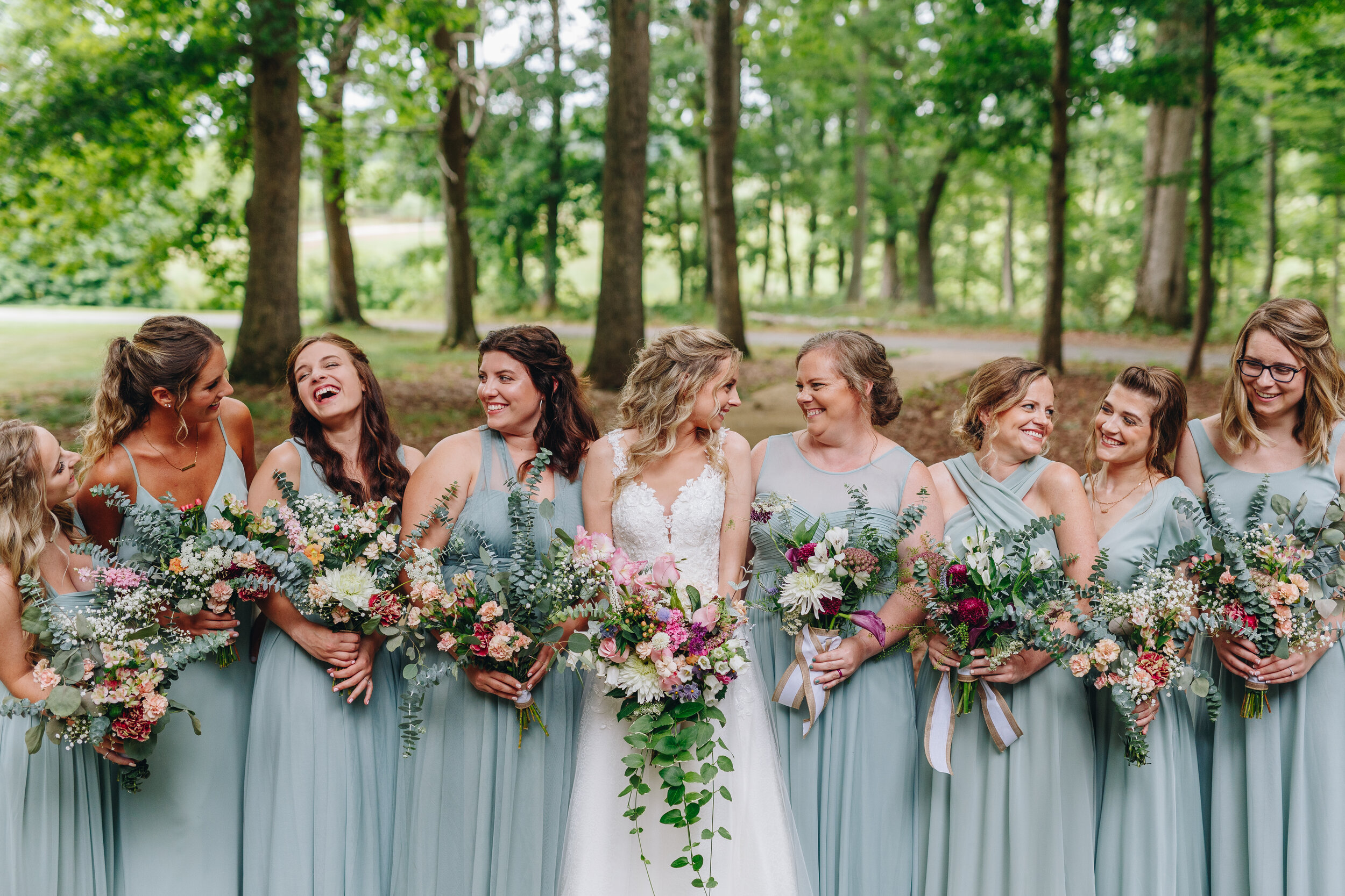 Happy bridesmaid photos