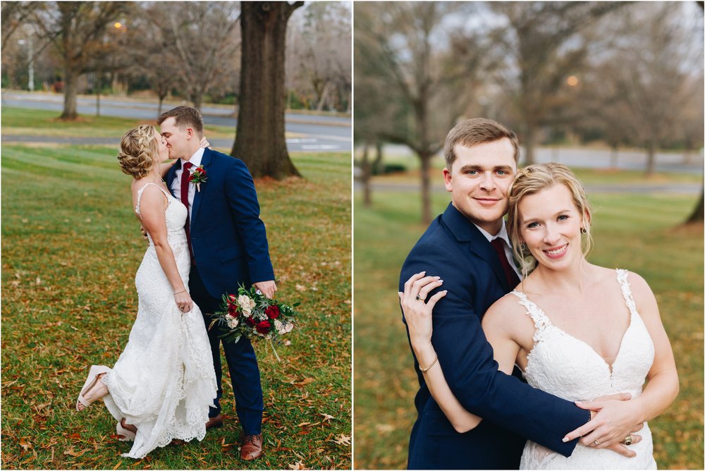 classy bride and groom portraits