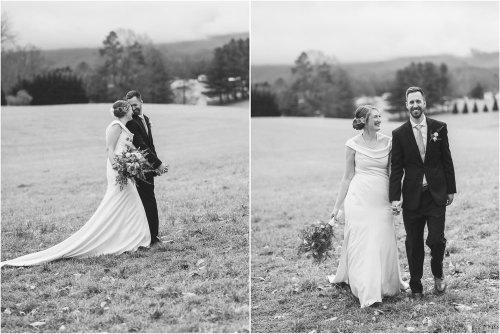 joyful black and white bride and groom portraits